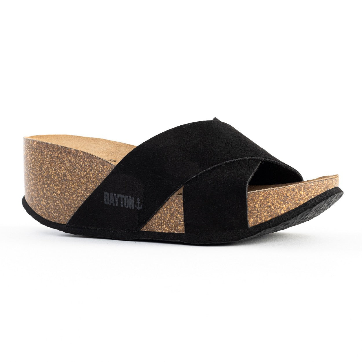 Liverpool Black Wedge and Semi-Wedge Sandals