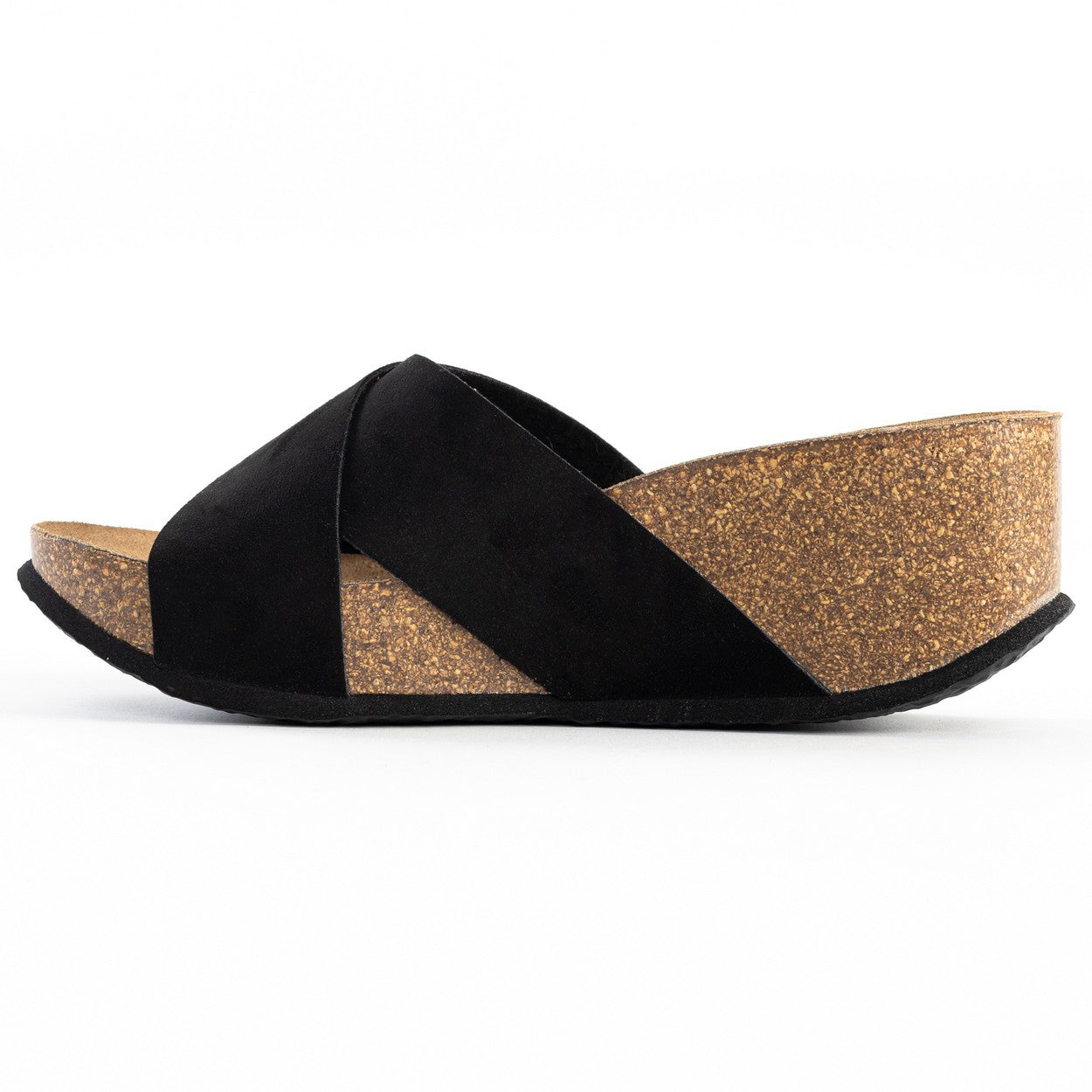 Liverpool Black Wedge and Semi-Wedge Sandals