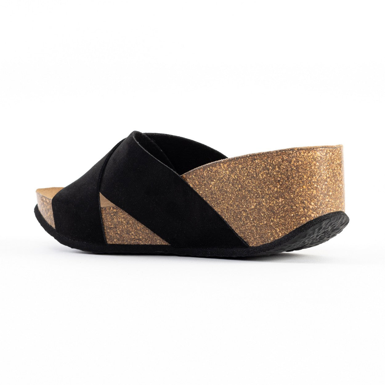 Liverpool Black Wedge and Semi-Wedge Sandals