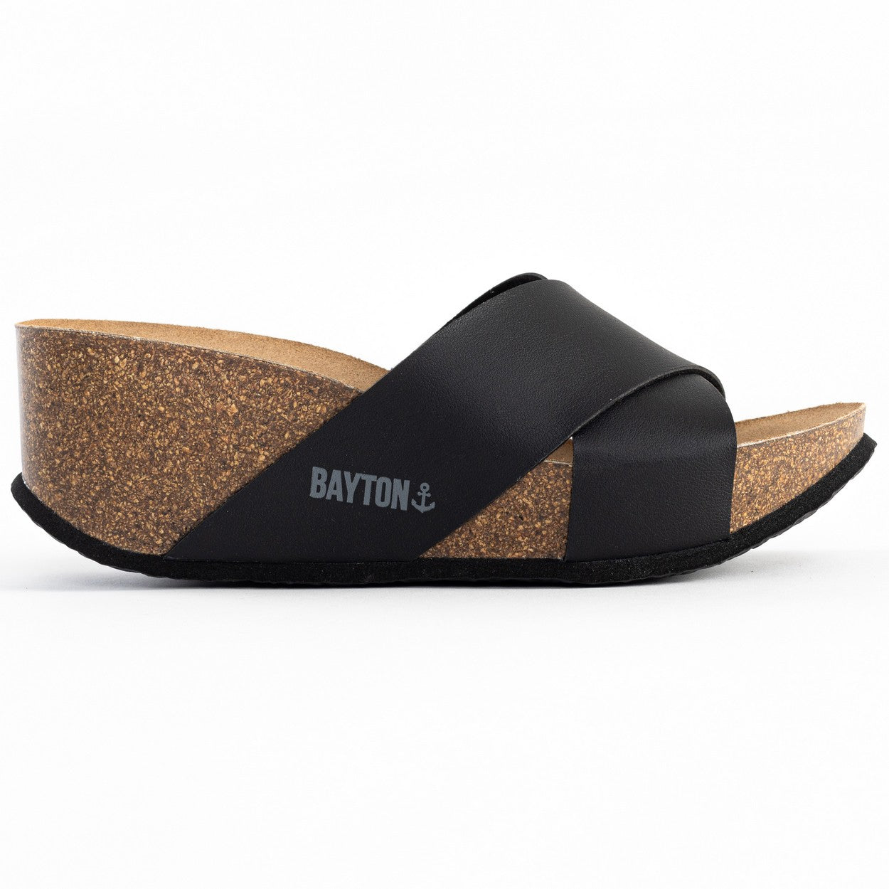 Liverpool Black Wedge and Semi-Wedge Sandals