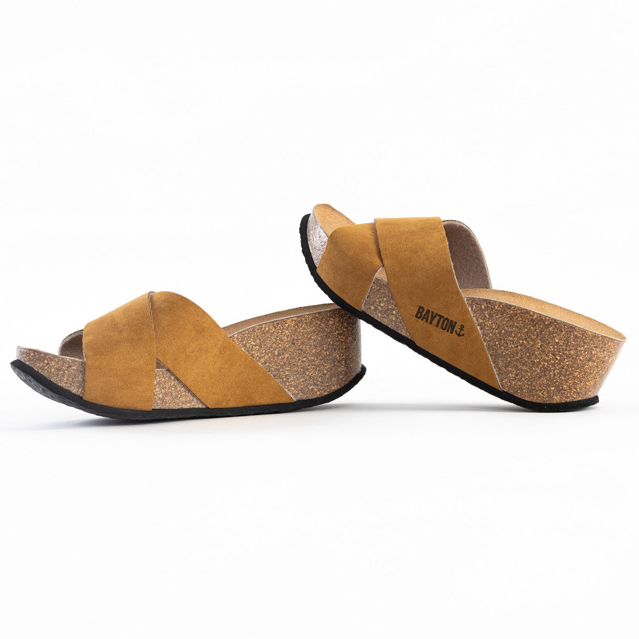 Liverpool Tan Wedge and Semi-Wedge Sandals