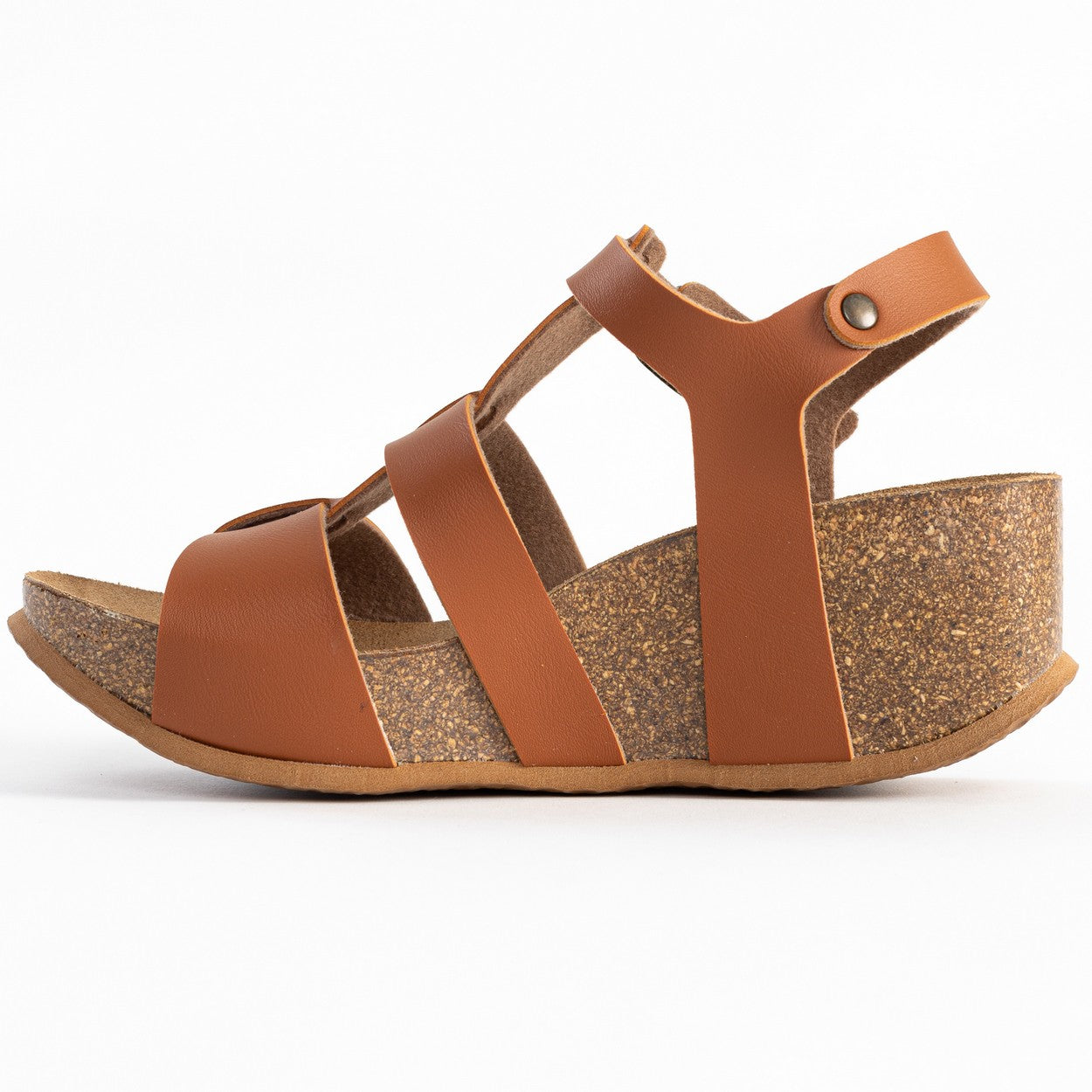 Mallorca Camel Wedge and Semi-Wedge Sandals