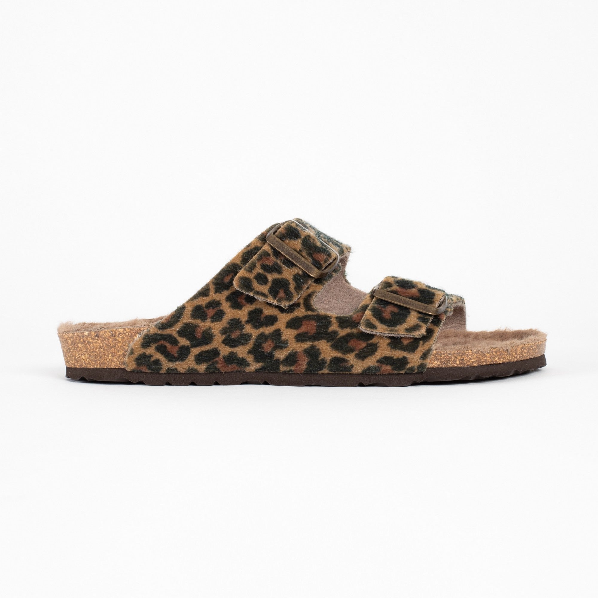 Makaio Leopard 2 Strap Sandals