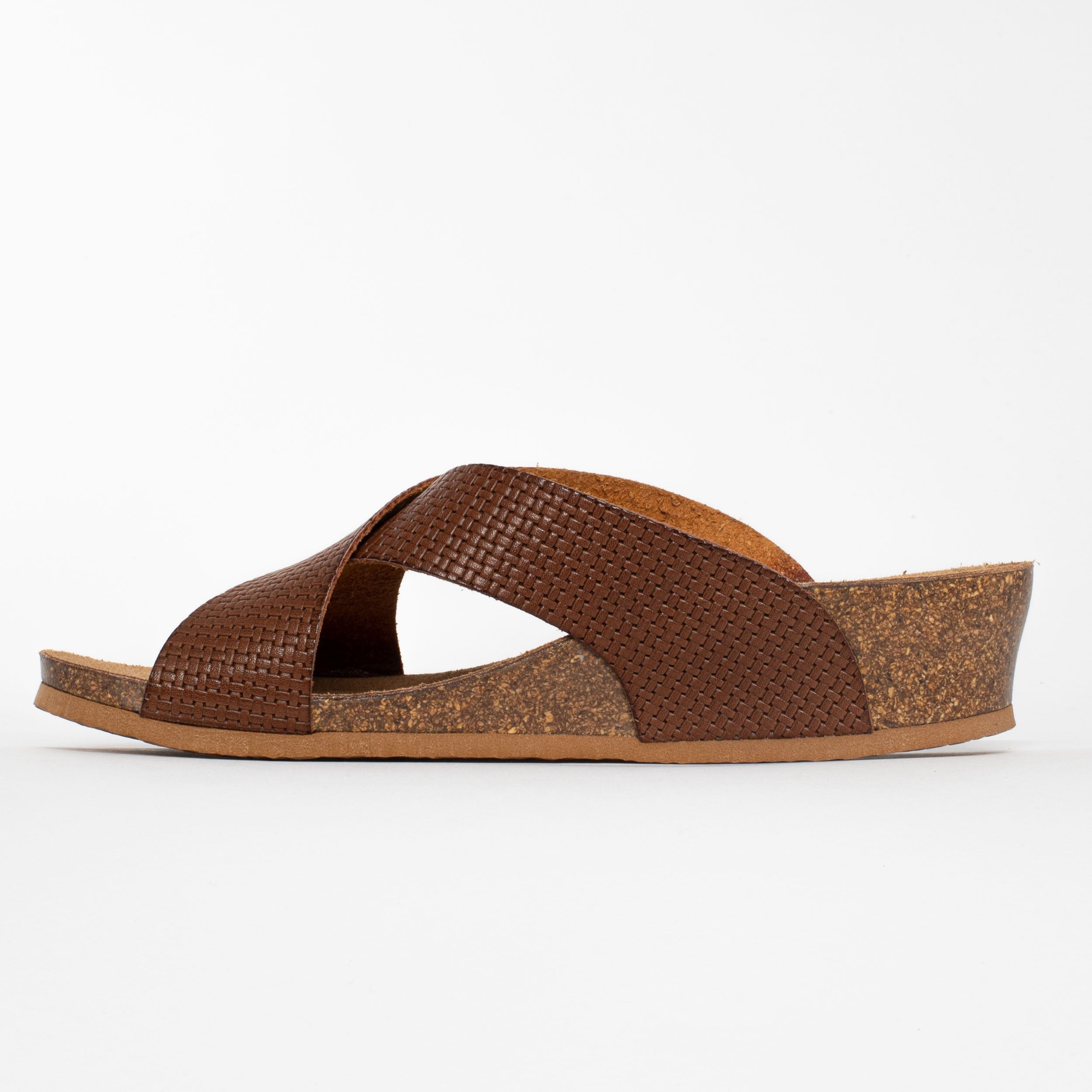 Marta Camel Wedge and Semi-Wedge Sandals