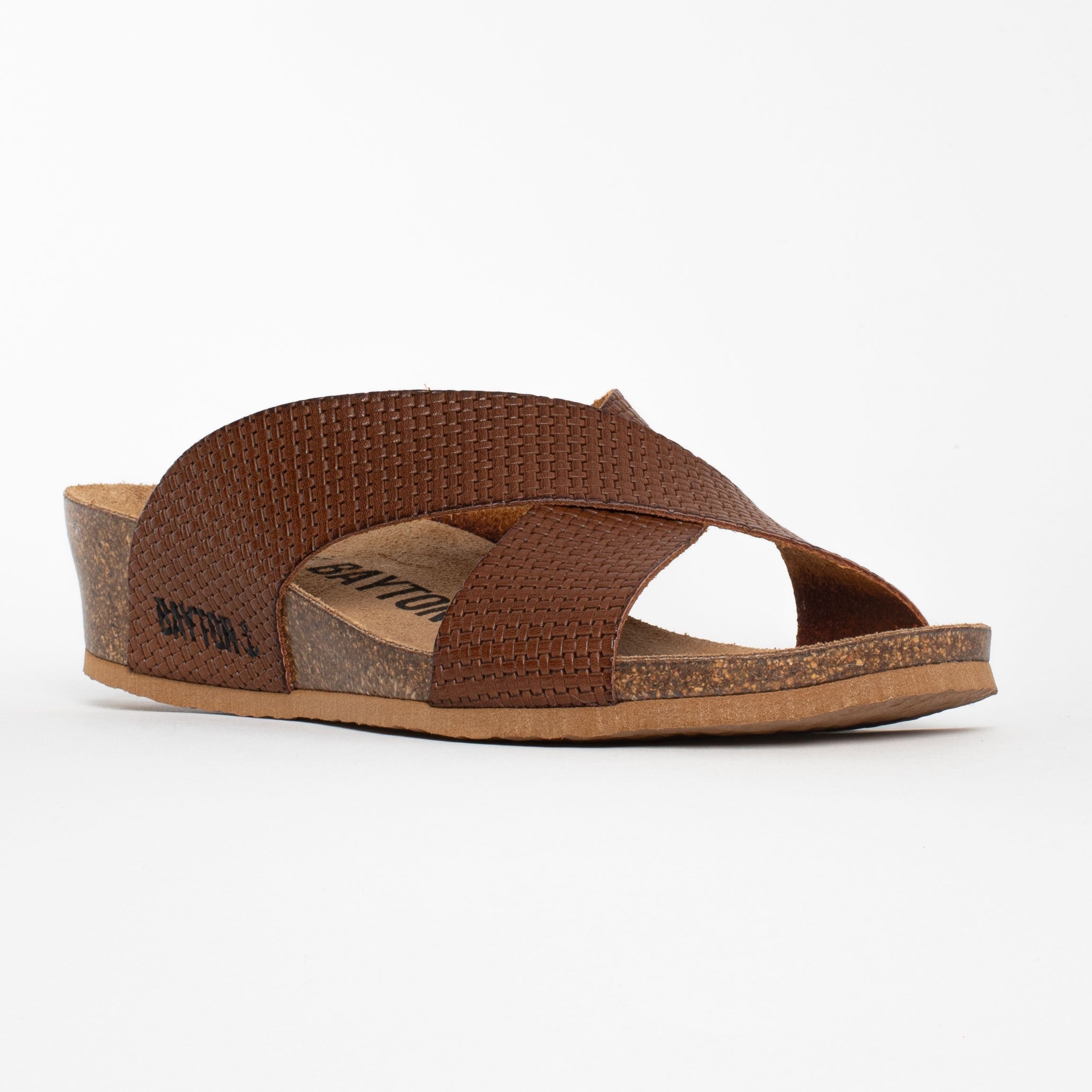 Marta Camel Wedge and Semi-Wedge Sandals