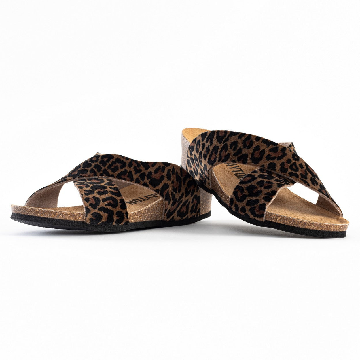 Sandalias Marta Cuña y Semicuña Leopardo