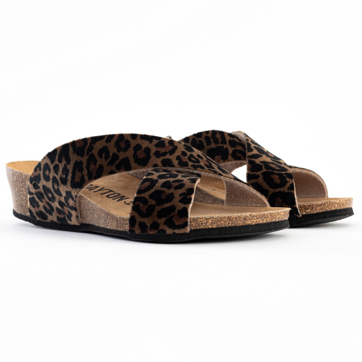 Marta Leopard Wedge and Semi-Wedge Sandals