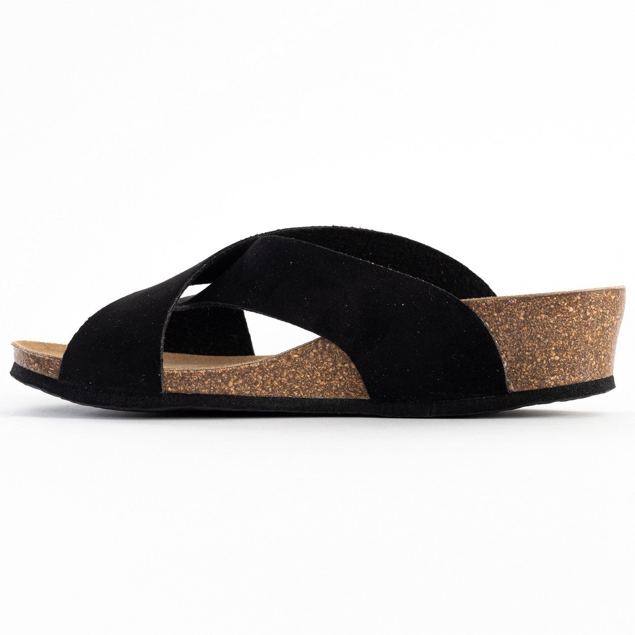 Marta Black Wedge and Semi-Wedge Sandals