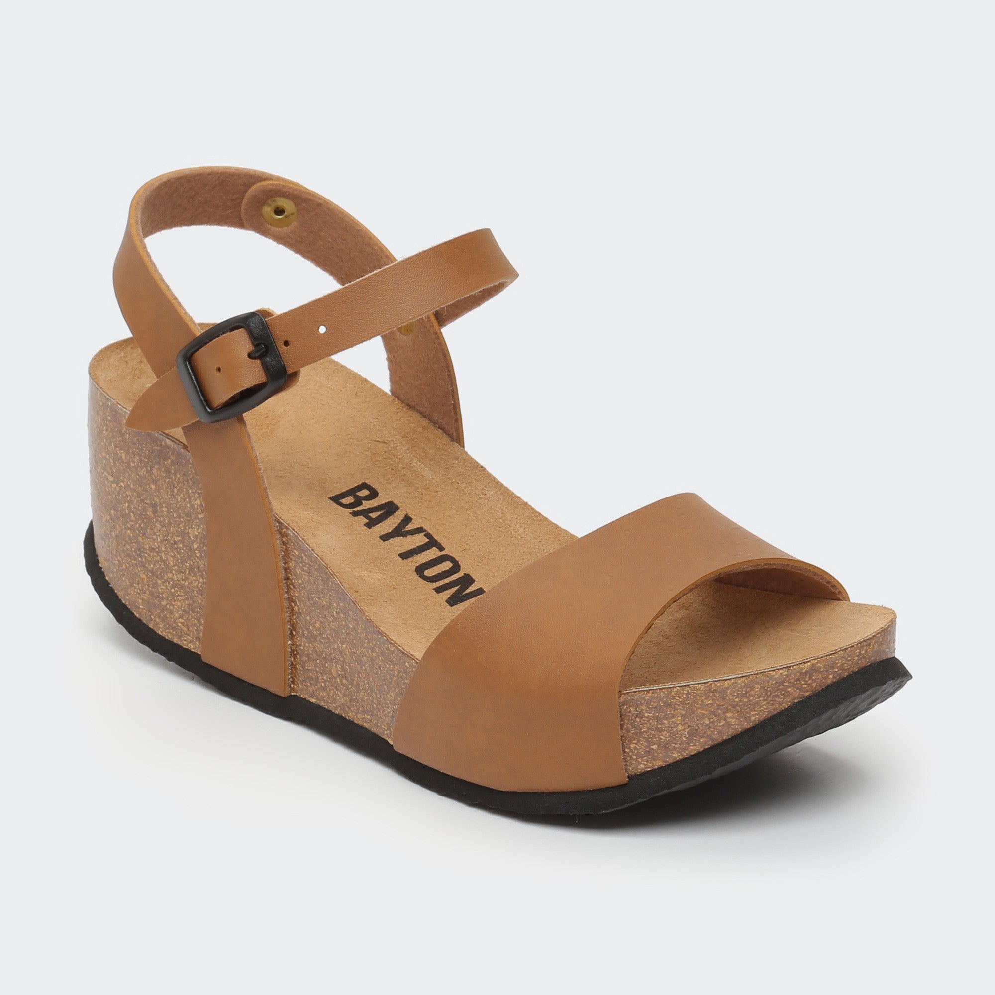 Maya Camel Wedge and Semi-Wedge Sandals