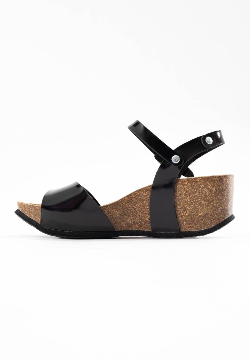 Maya Black Wedge and Semi-Wedge Sandals