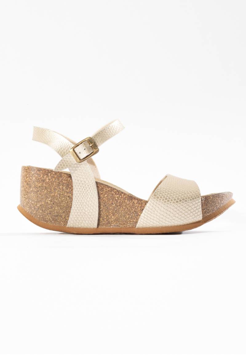 Maya Platinium Wedge and Semi-Wedge Sandals