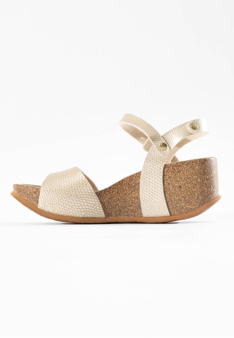 Maya Platinium Wedge and Semi-Wedge Sandals