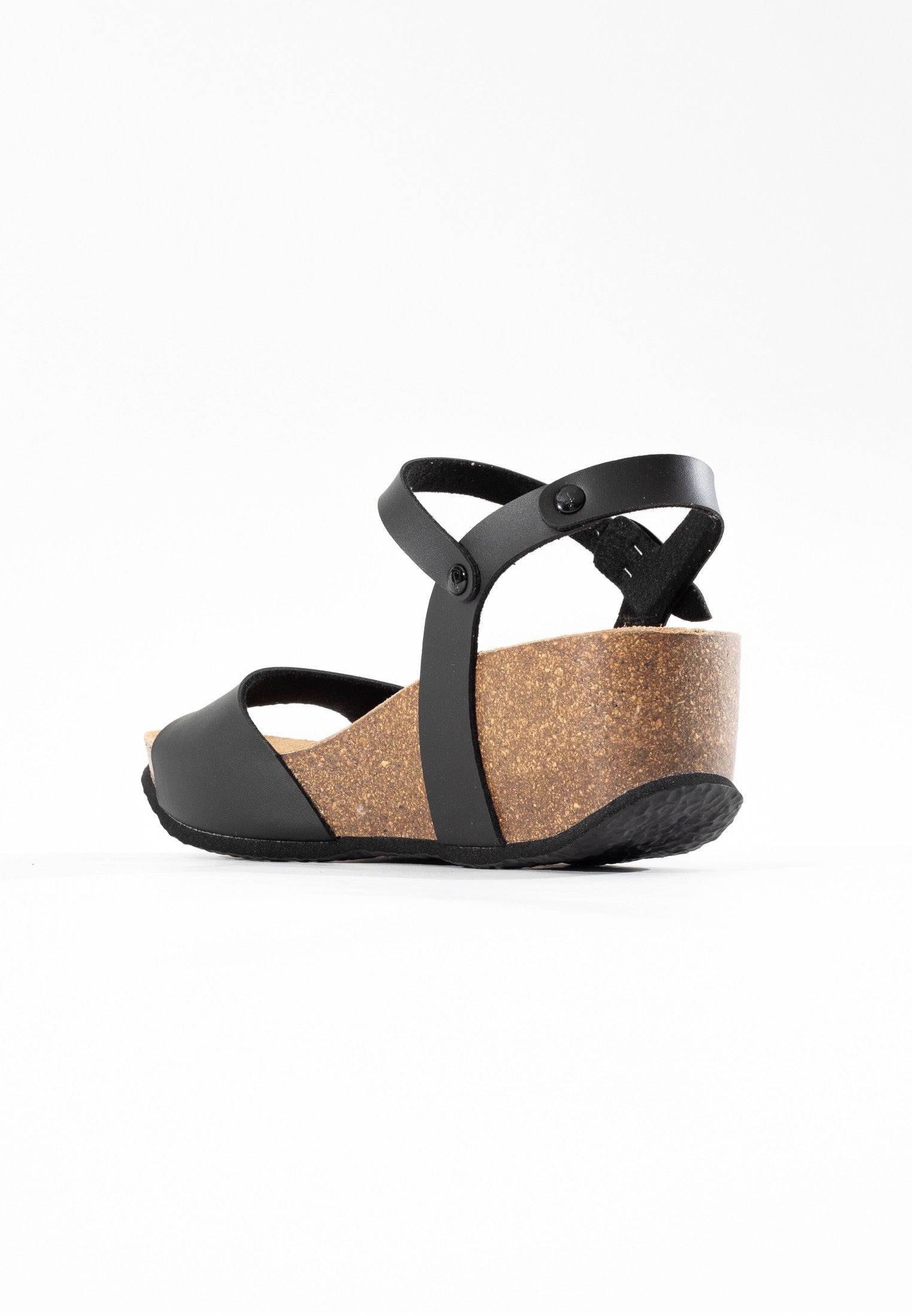 Maya Black Wedge and Semi-Wedge Sandals