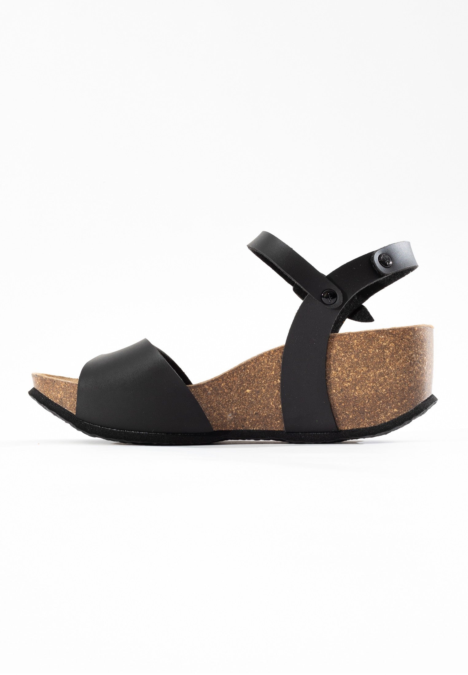 Maya Black Wedge and Semi-Wedge Sandals