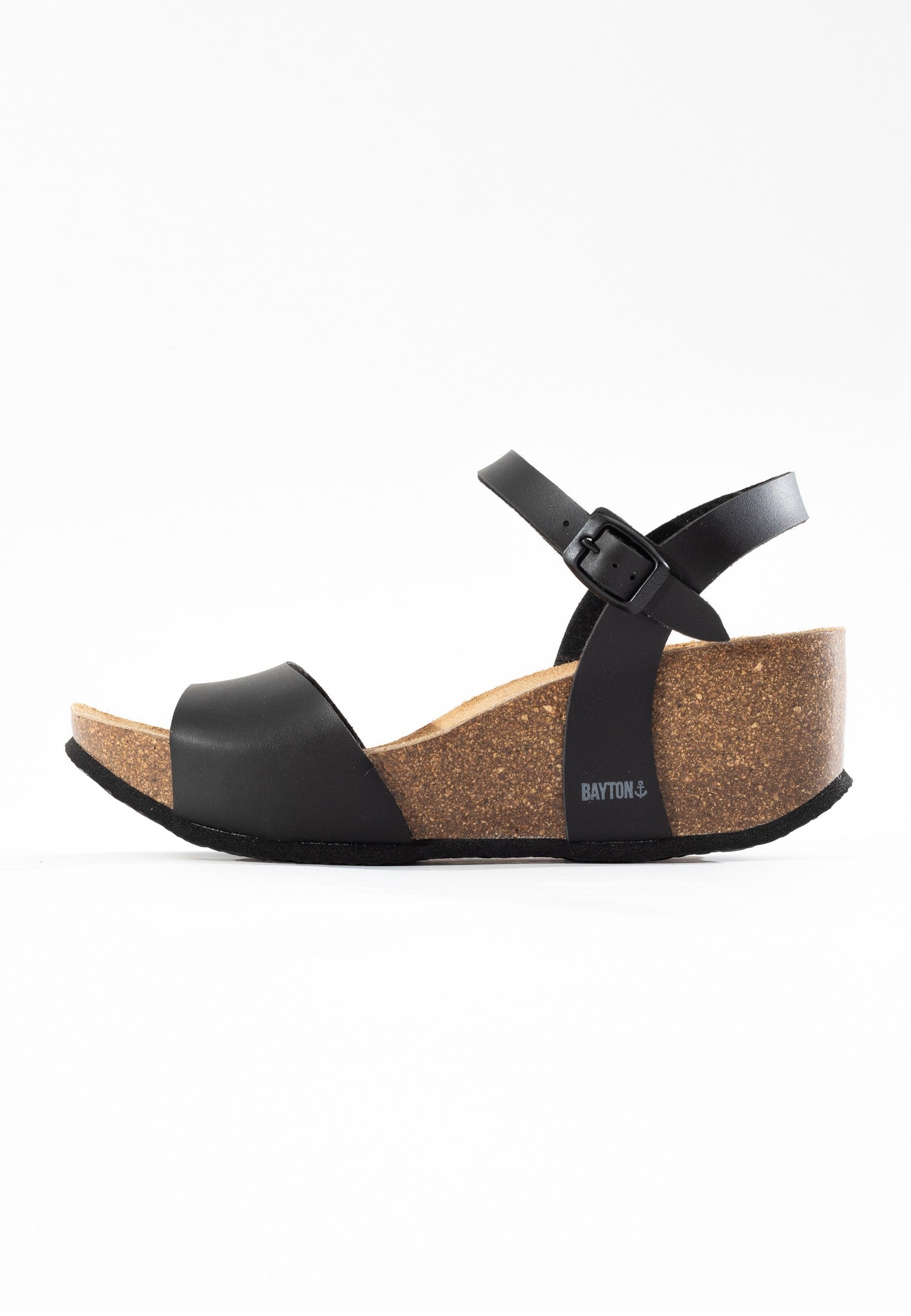 Maya Black Wedge and Semi-Wedge Sandals