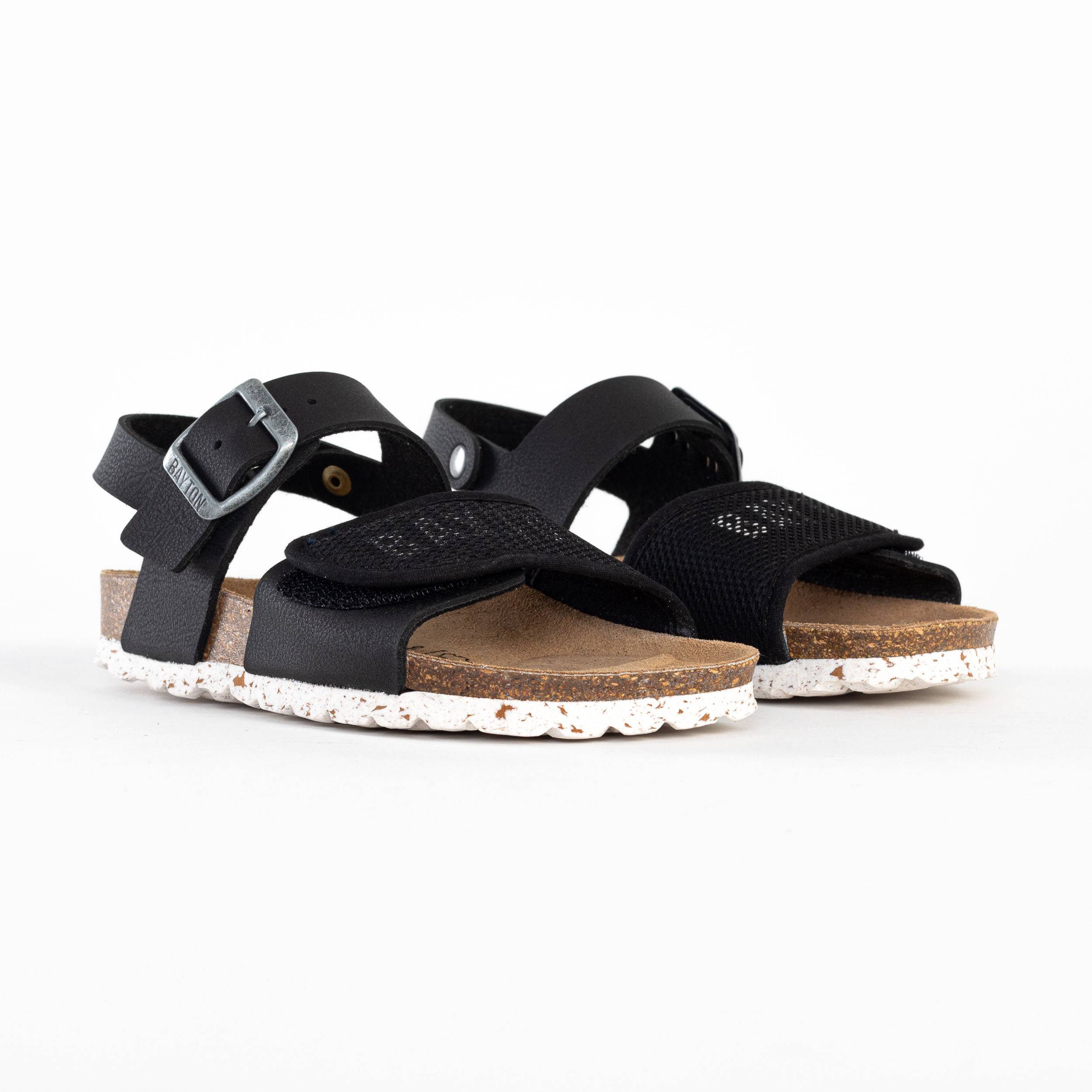 Medici Black Multi-Strap Sandals