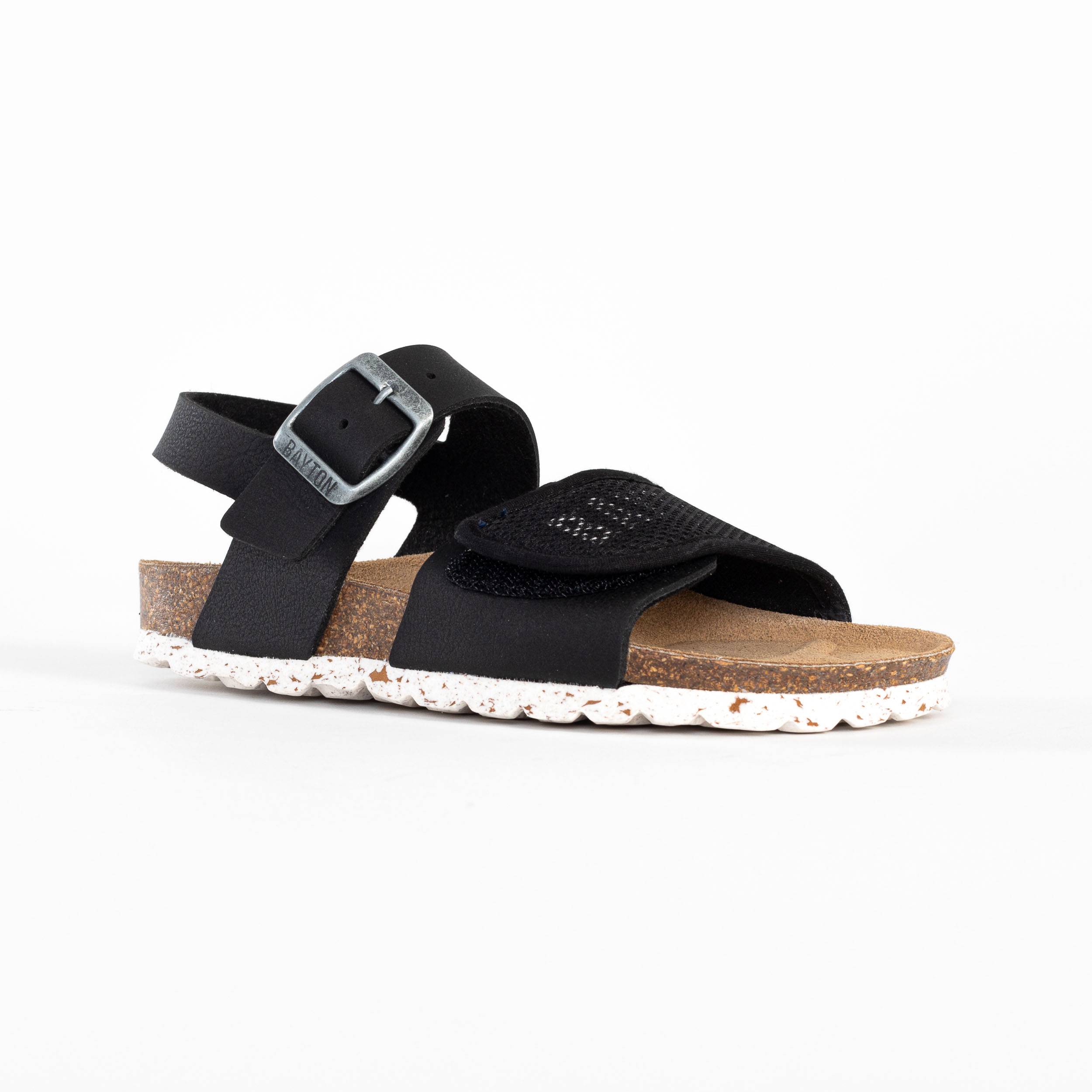 Medici Black Multi-Strap Sandals