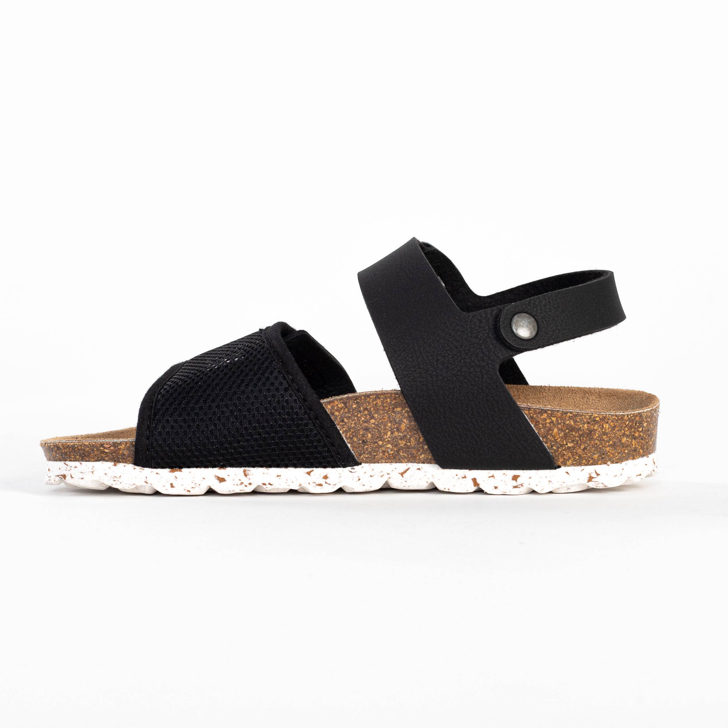 Medici Black Multi-Strap Sandals