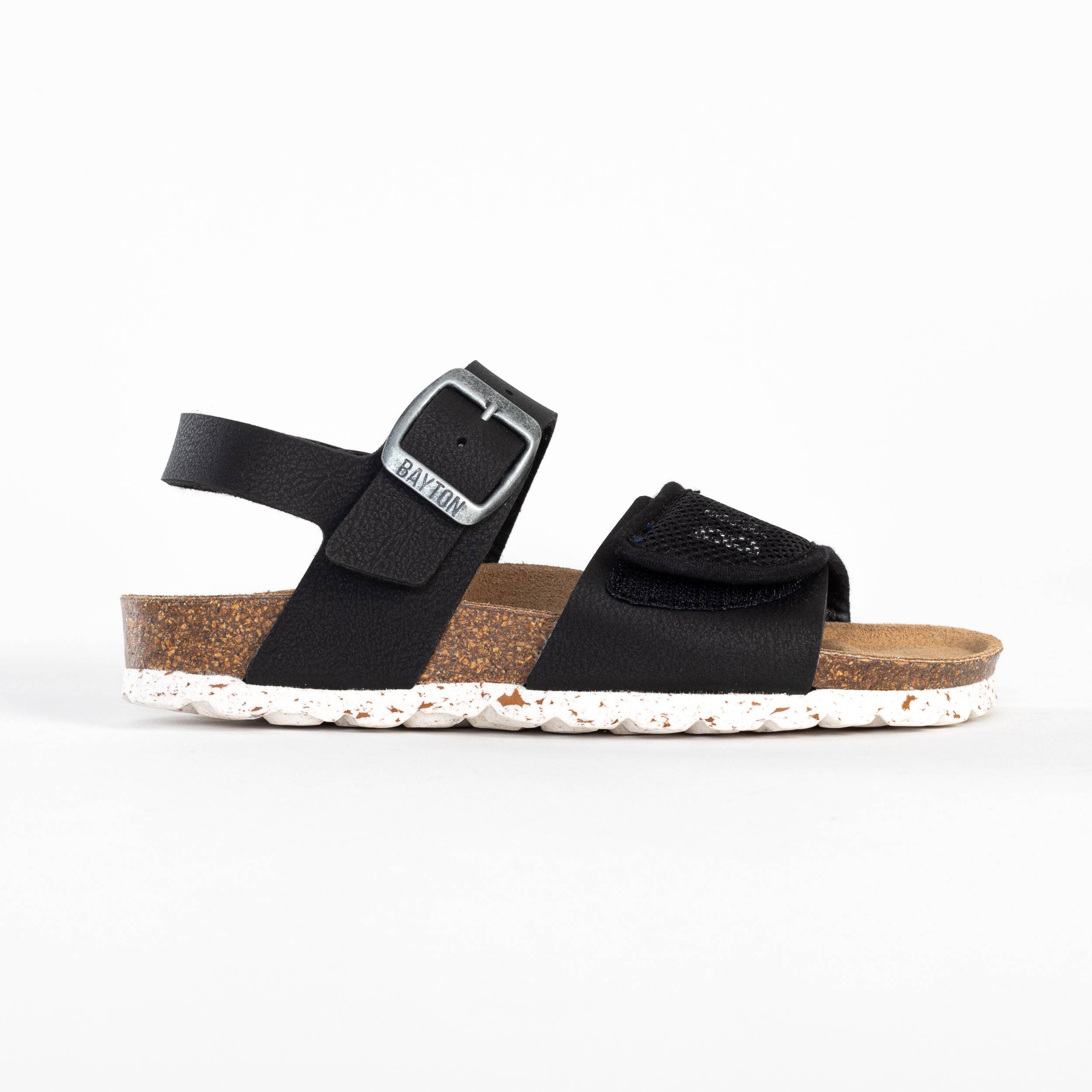 Medici Black Multi-Strap Sandals