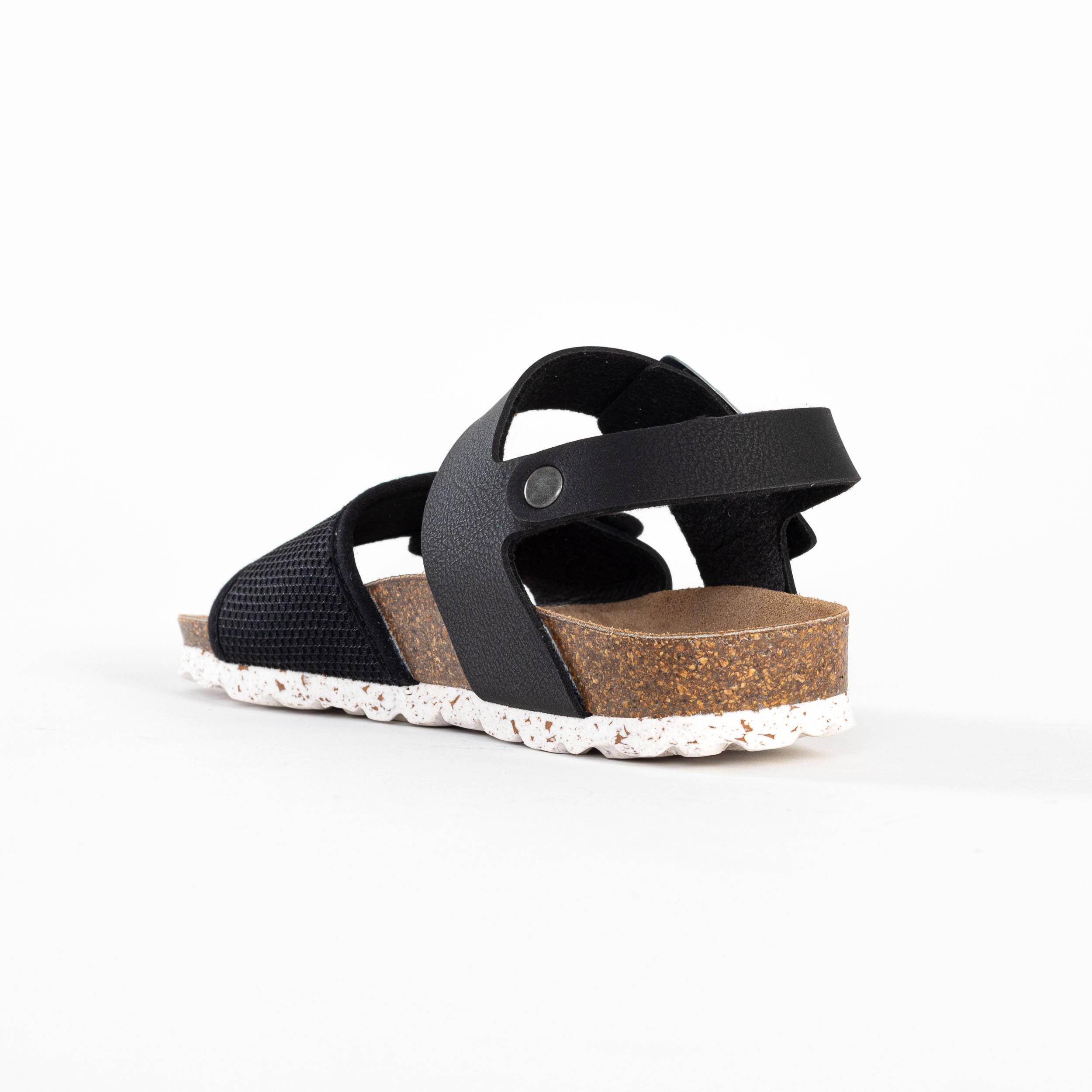 Medici Black Multi-Strap Sandals