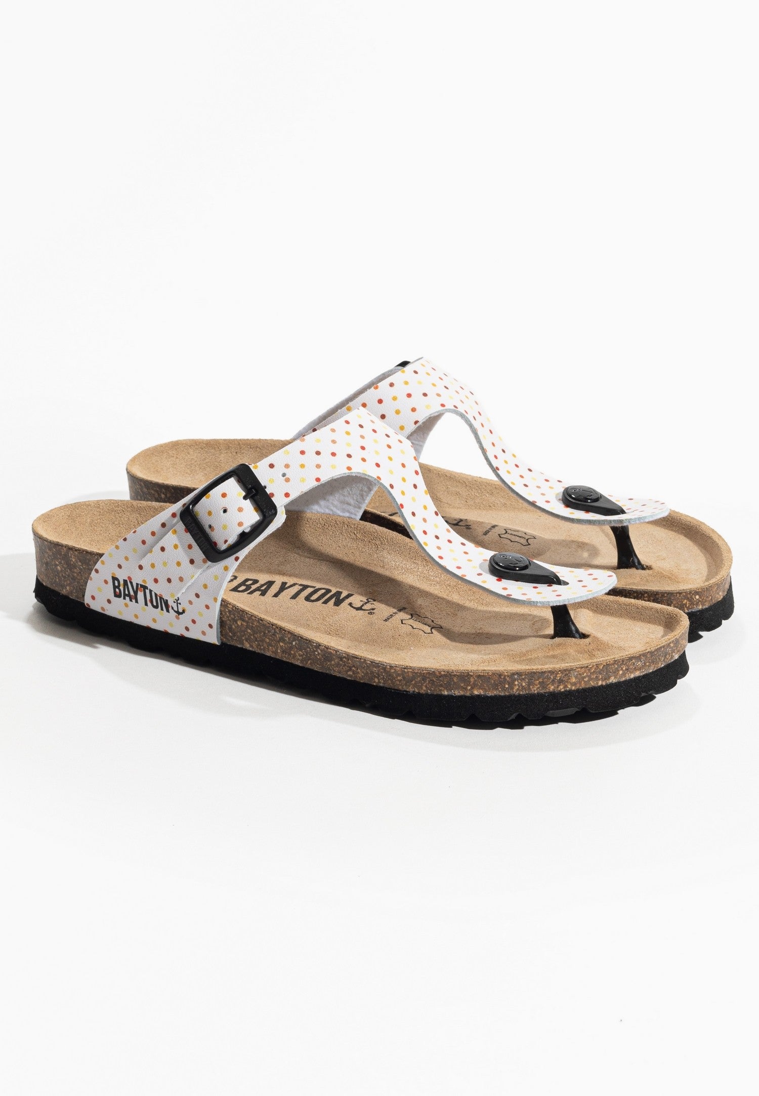 Sandalias Melia Blanco con Lunares