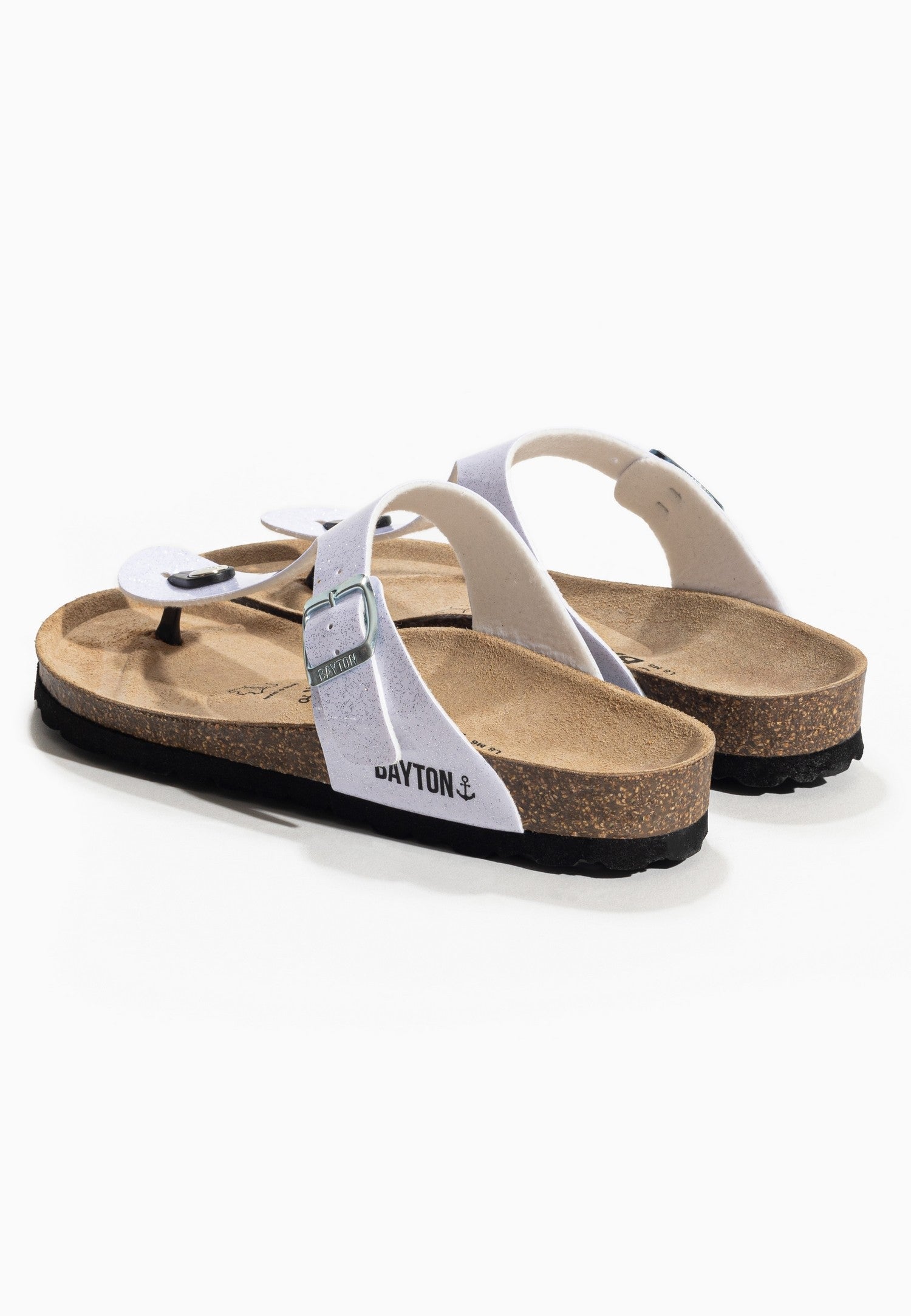 Melia White Toe-Strap Sandals