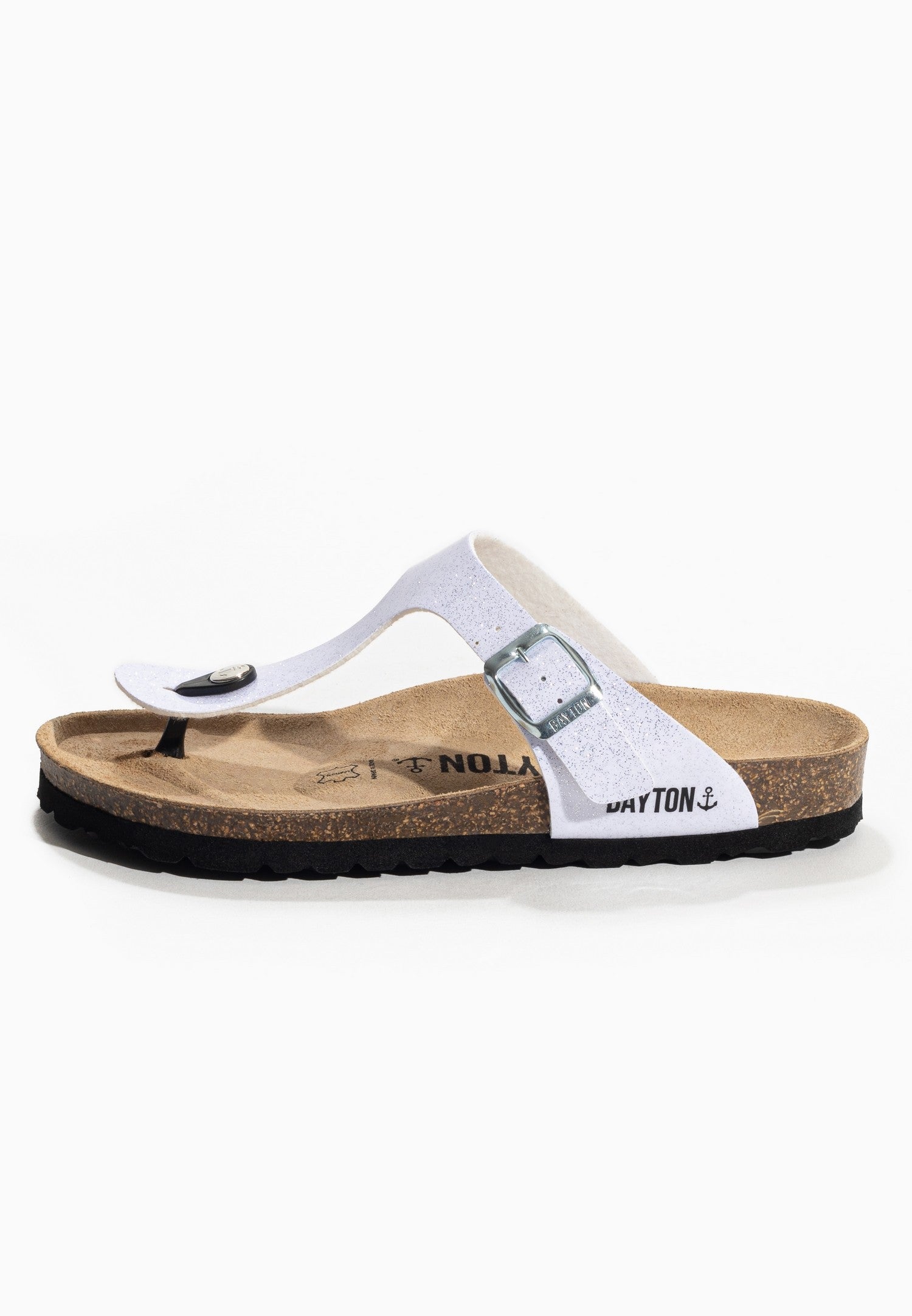 Melia White Toe-Strap Sandals