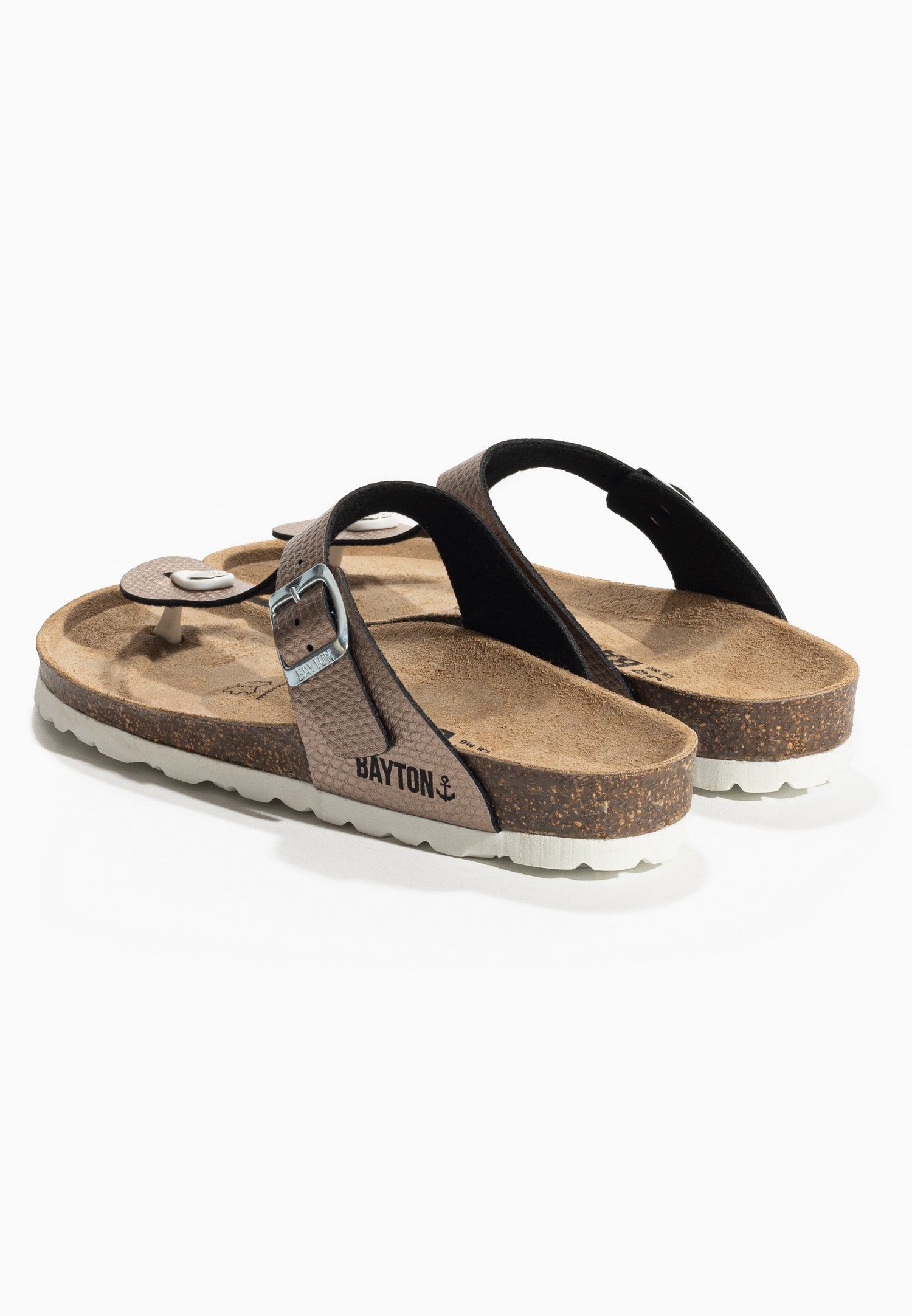 Melia Bronze Toe Post Sandals