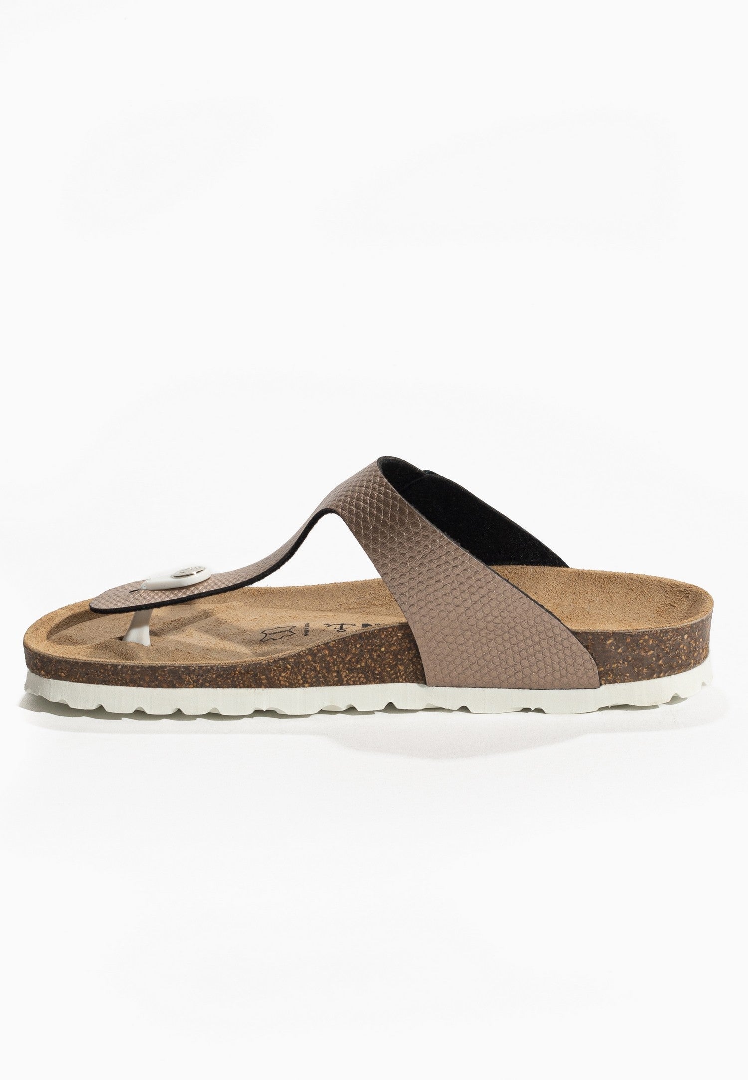 Melia Bronze Toe Post Sandals