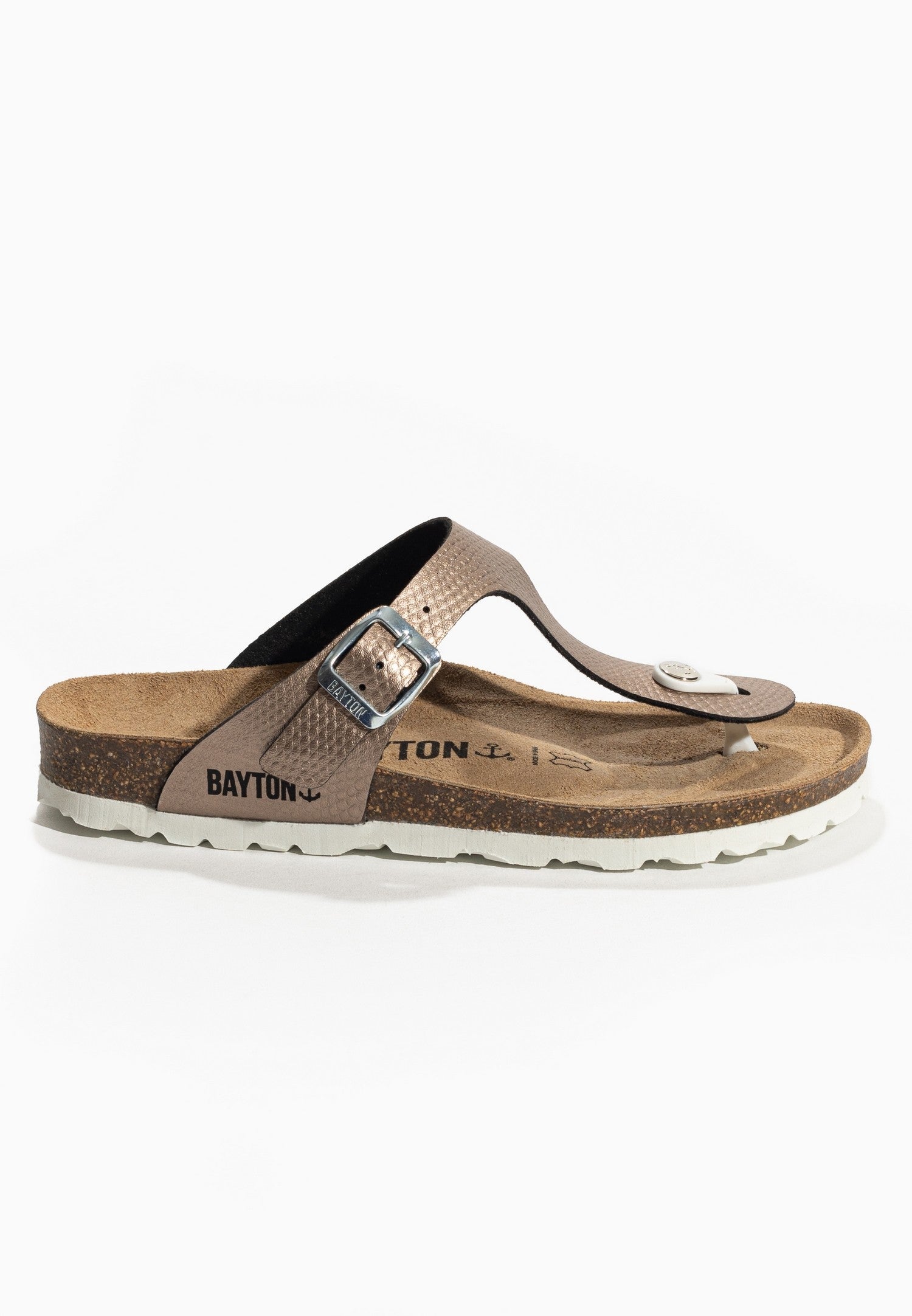 Melia Bronze Toe Post Sandals