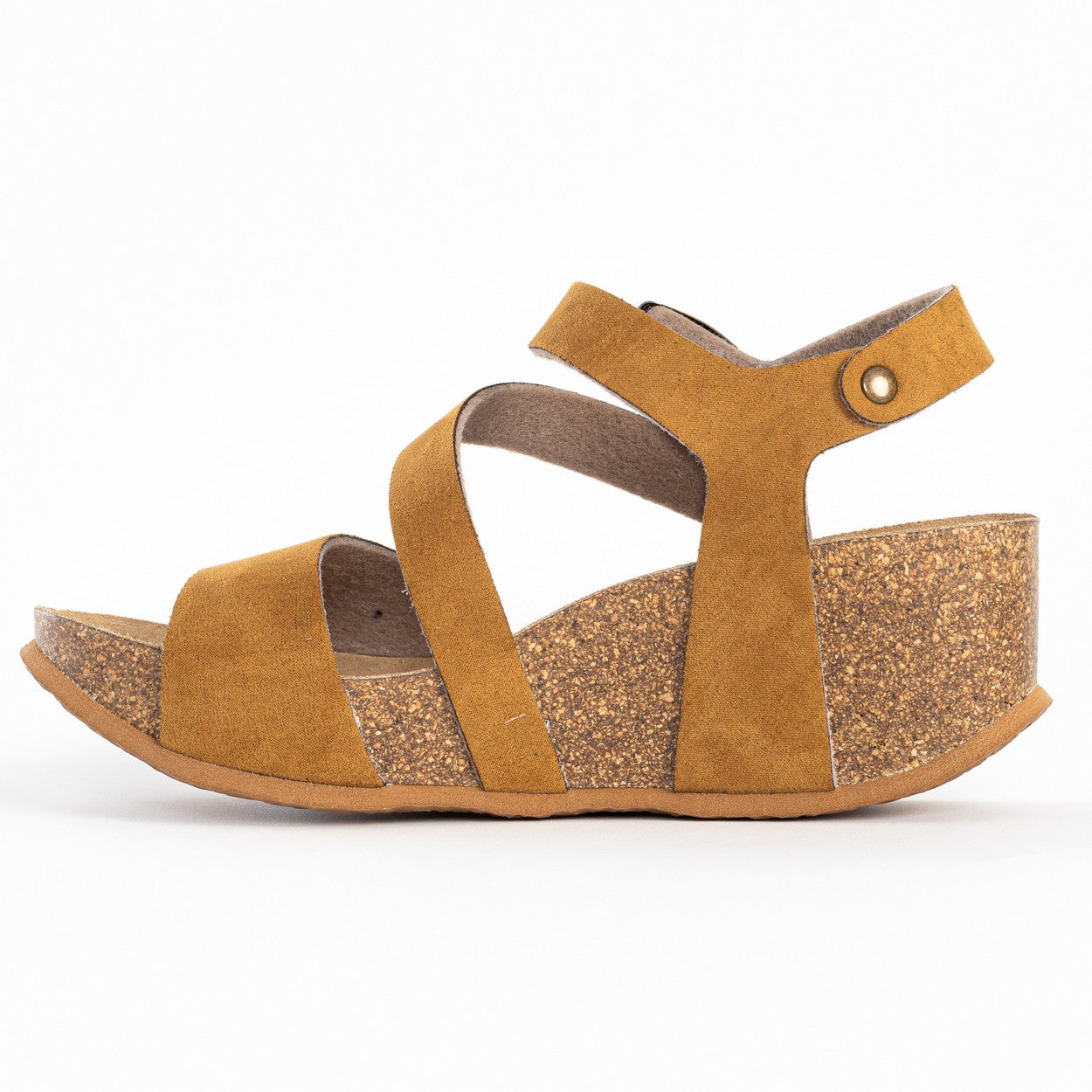 Melilla Tan Wedge and Semi-Wedge Sandals