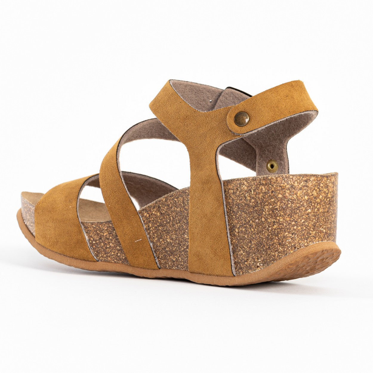 Melilla Tan Wedge and Semi-Wedge Sandals