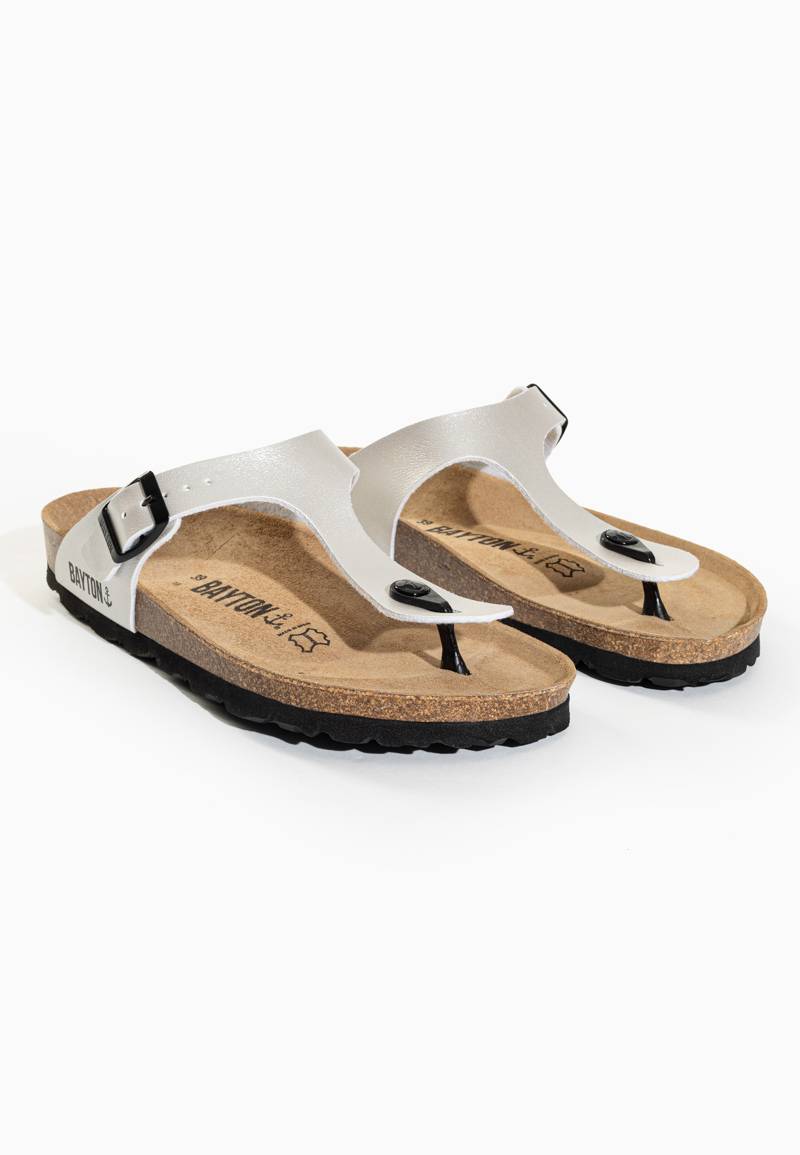 Mercure White Open Toe Sandals