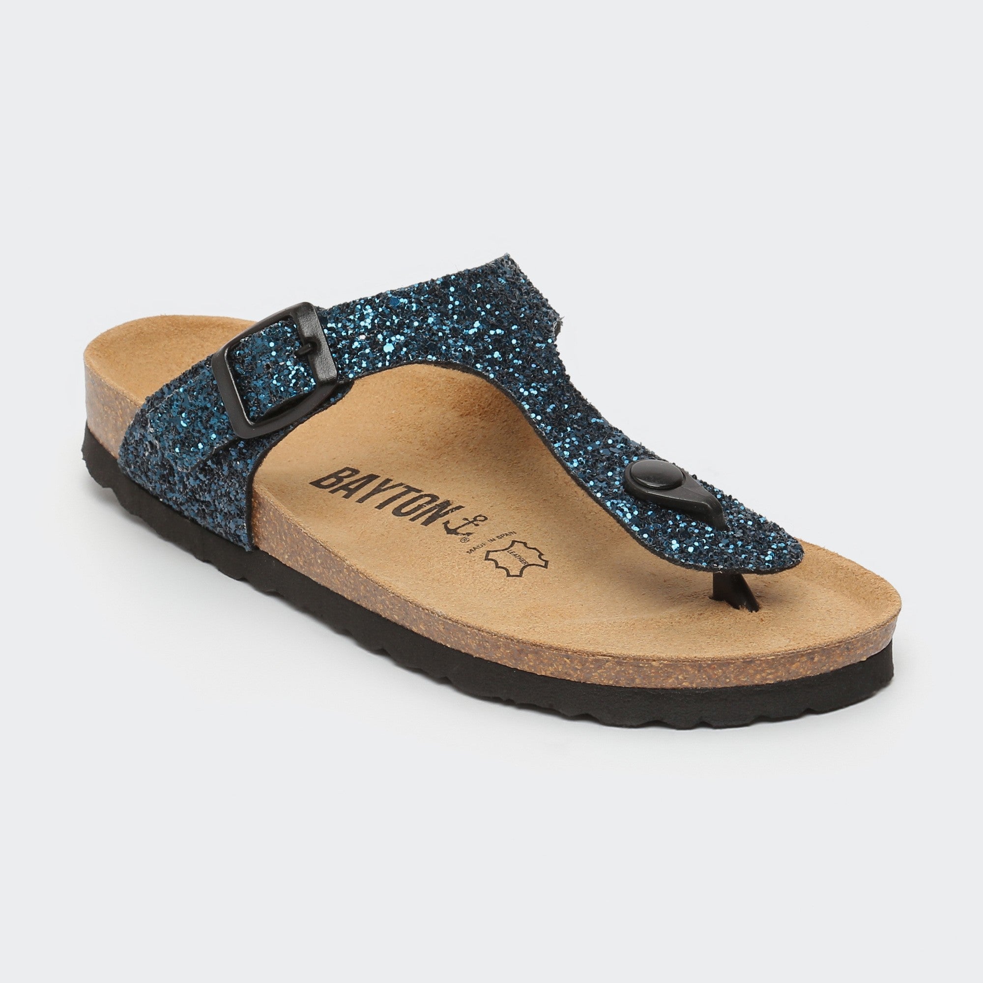 Mercury Navy Blue Open Toe Sandals