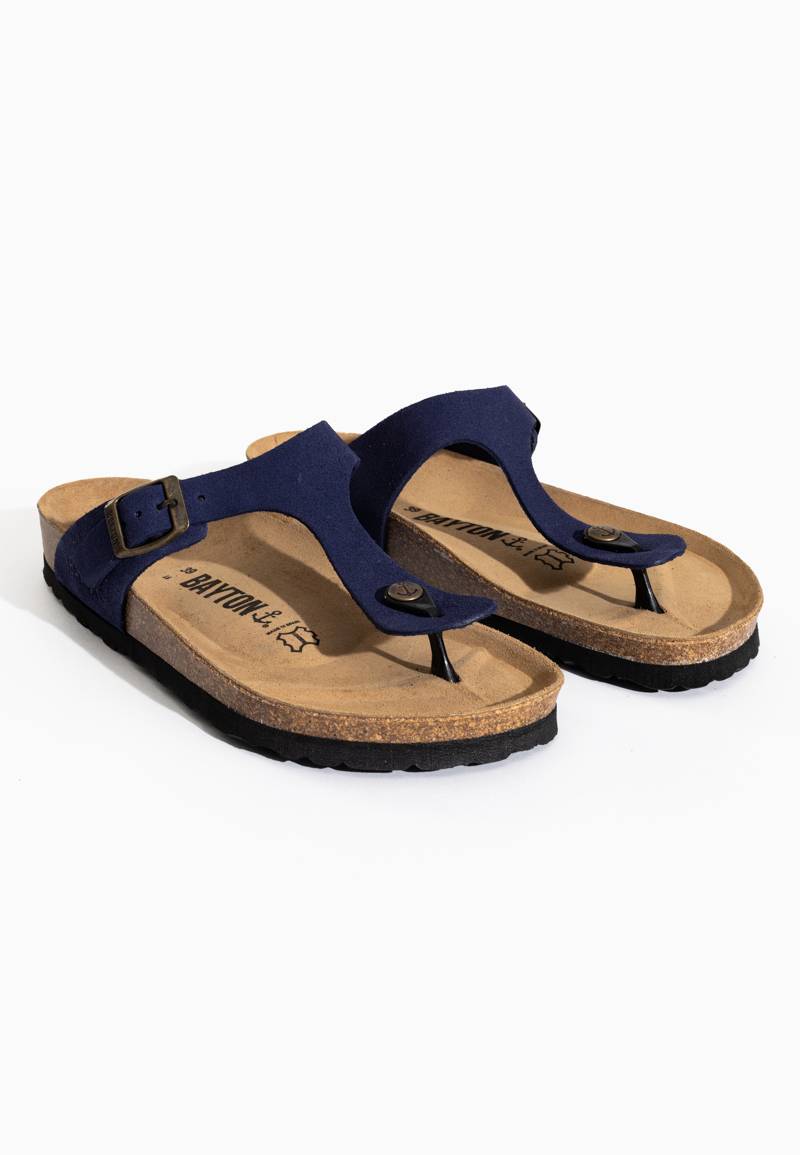 Mercury Navy Blue Open Toe Sandals