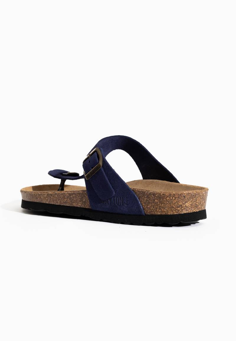 Mercury Navy Blue Open Toe Sandals