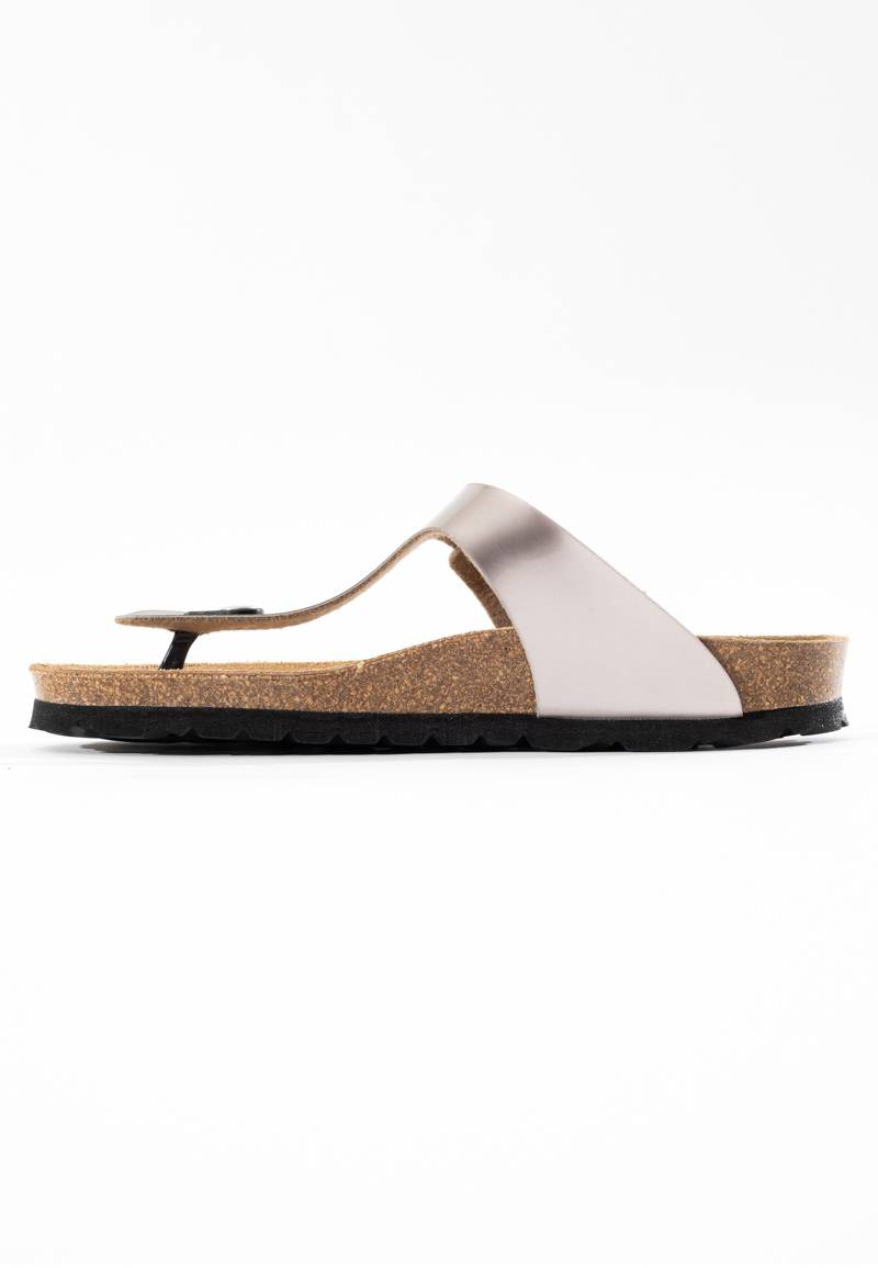 Taupe Mercure Toe-Strap Sandals