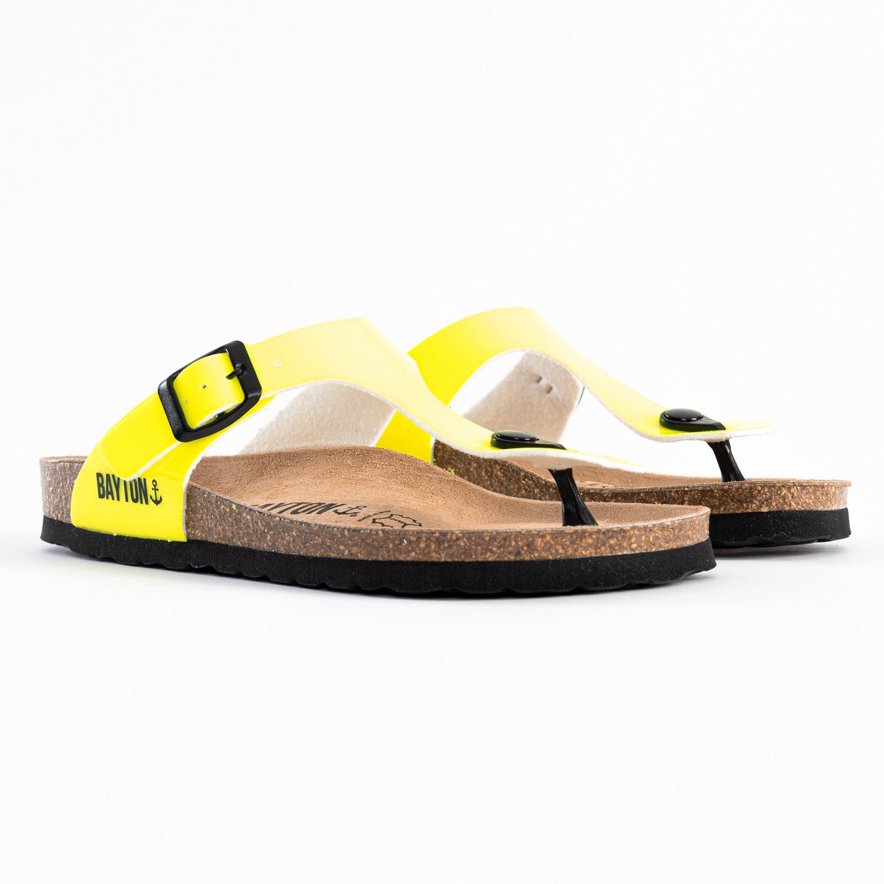 Yellow Mercury Toe-Strap Sandals