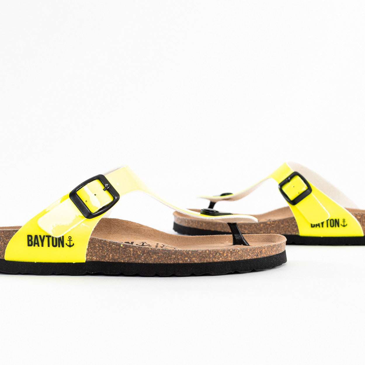 Yellow Mercury Toe-Strap Sandals