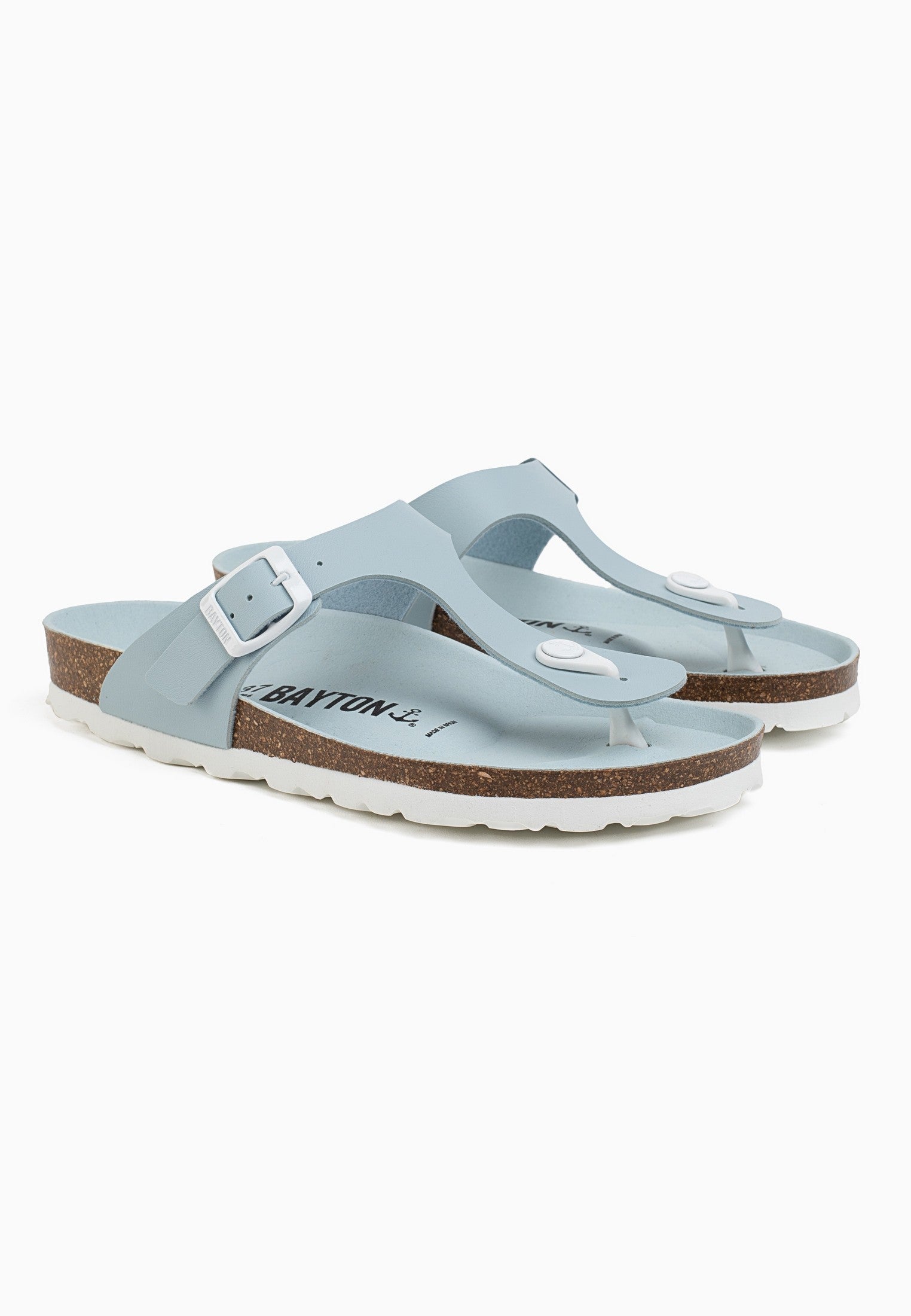 Sky Blue Mercury Toe-Thong Sandals