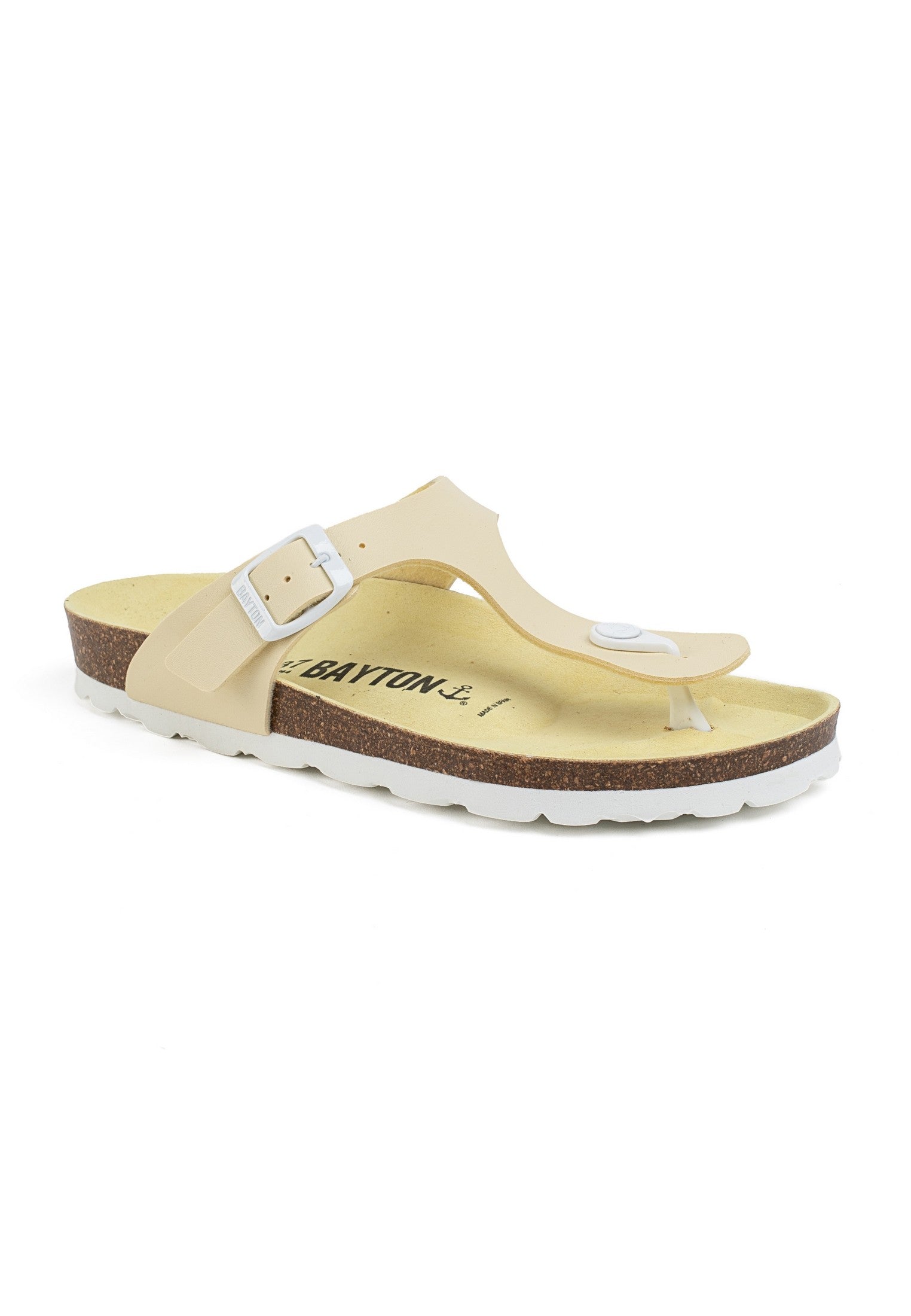 Citron Mercure Toe-Thong Sandals