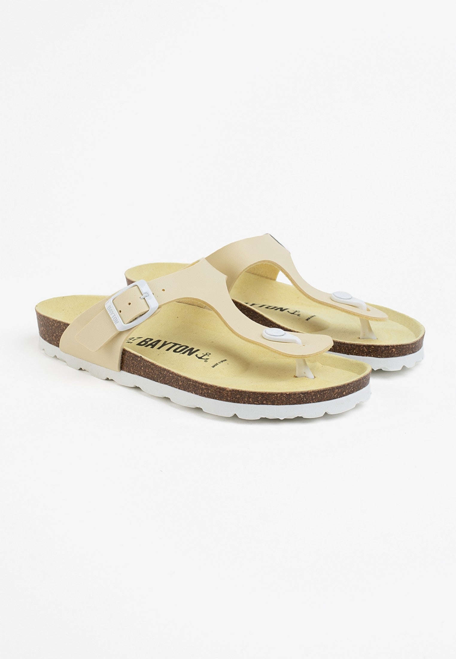 Citron Mercure Toe-Thong Sandals