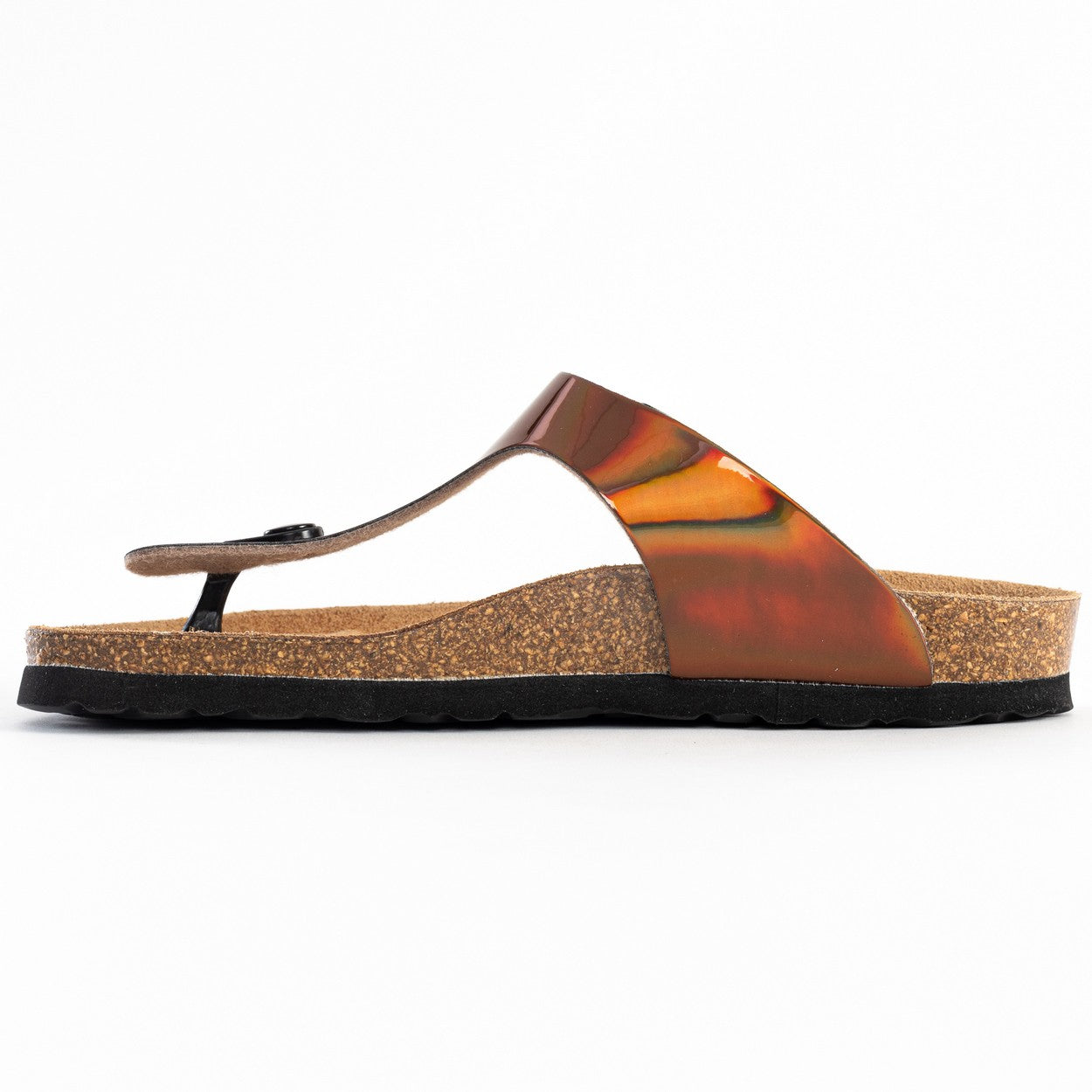 Multicolored Mercury Toe-Thong Sandals