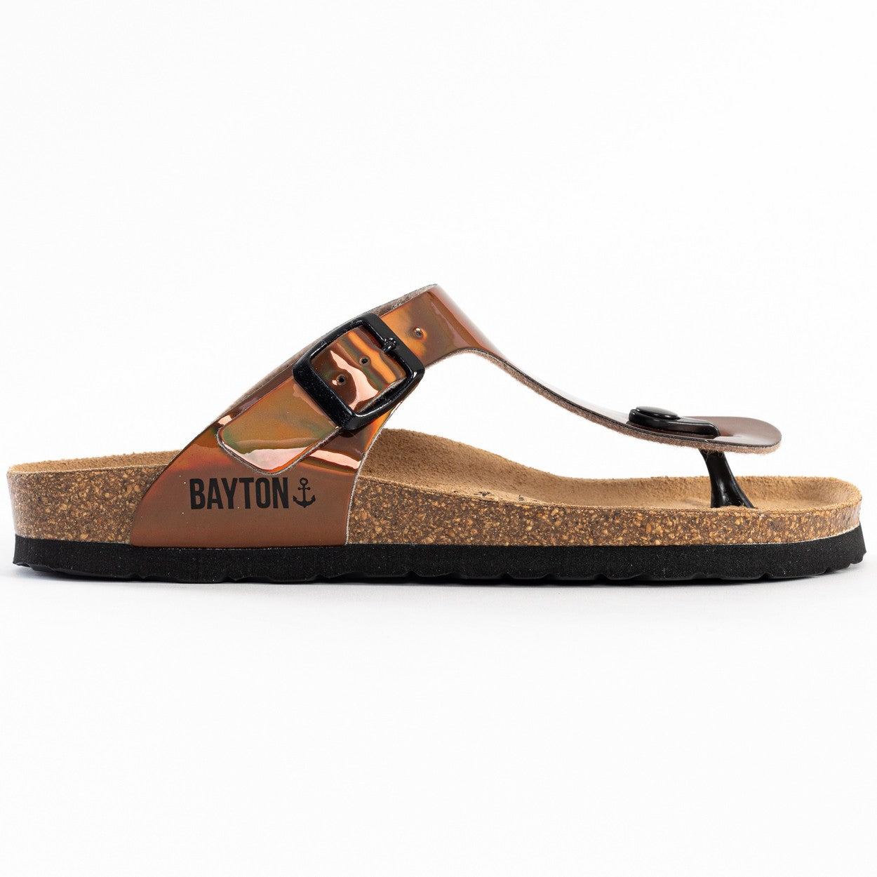 Multicolored Mercury Toe-Thong Sandals