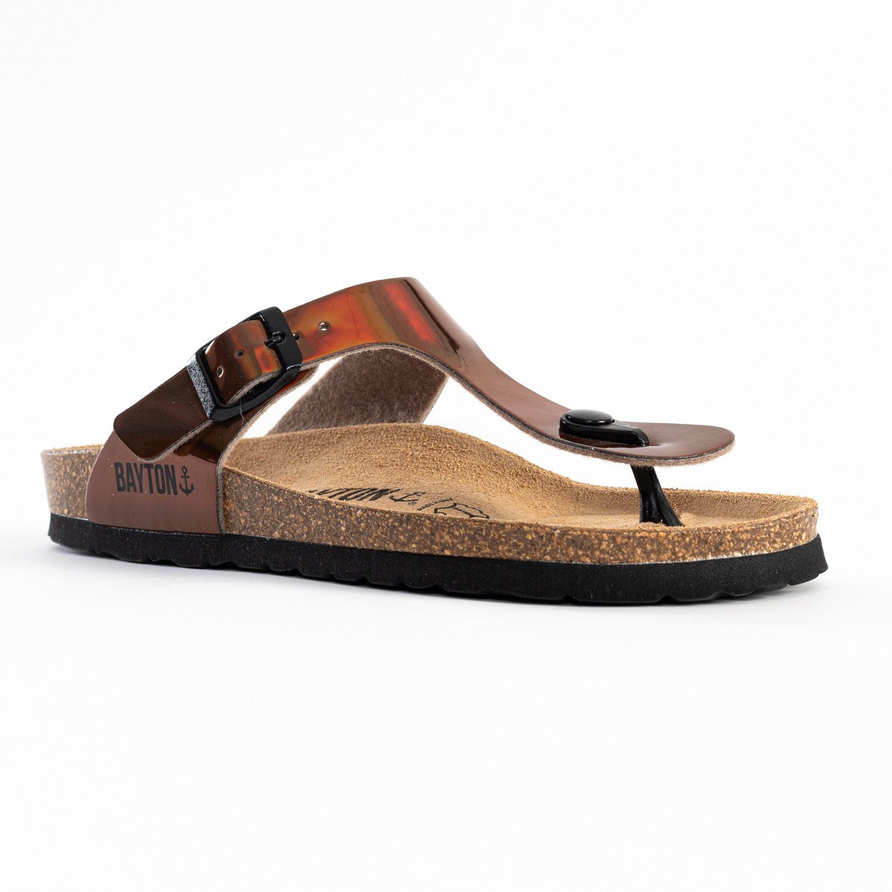 Multicolored Mercury Toe-Thong Sandals