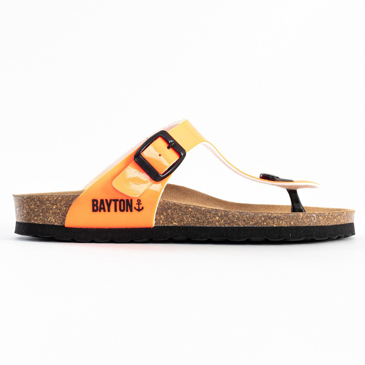 Orange Mercury Toe-Strap Sandals