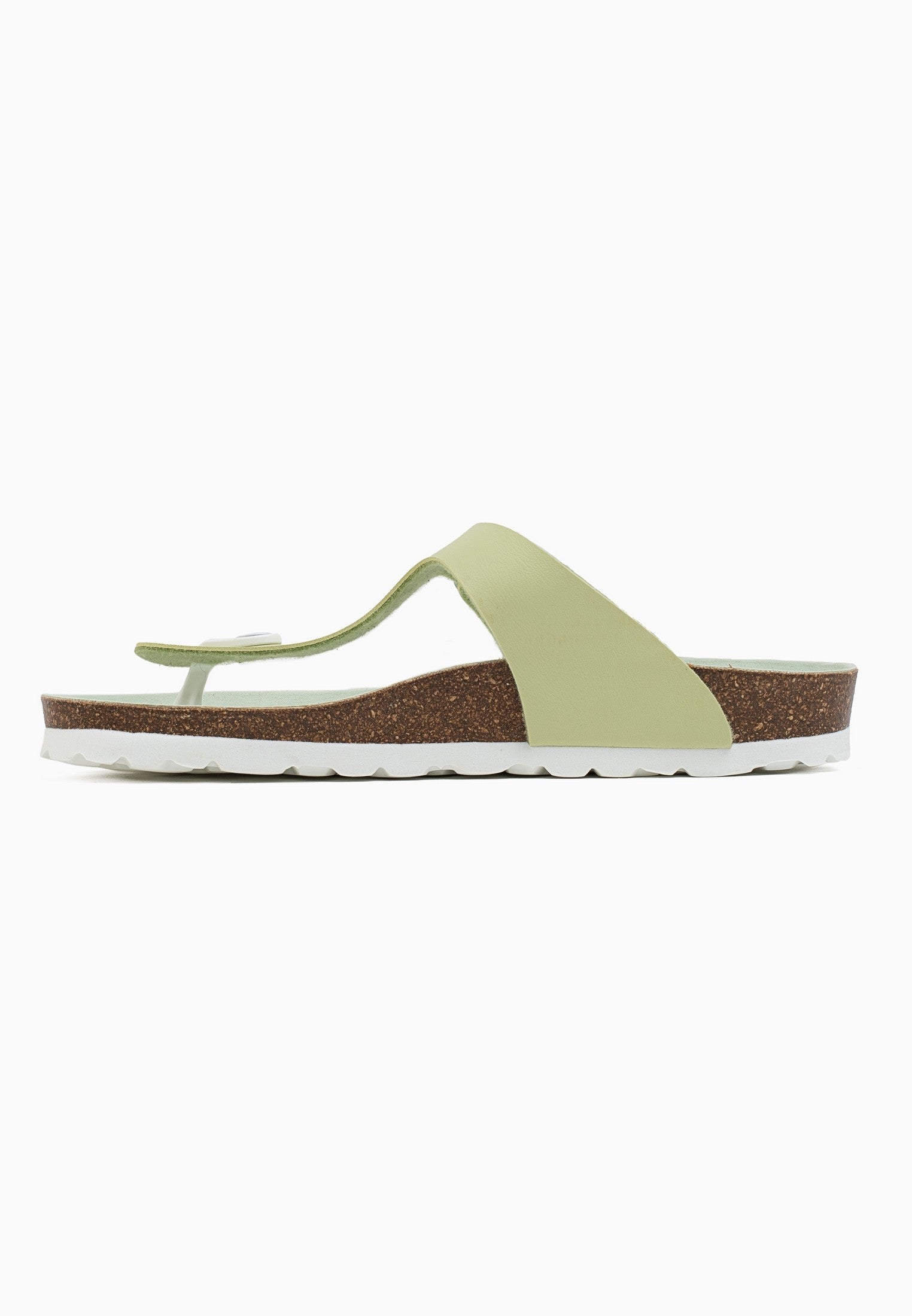 Pistachio Mercury Toe-Thong Sandals