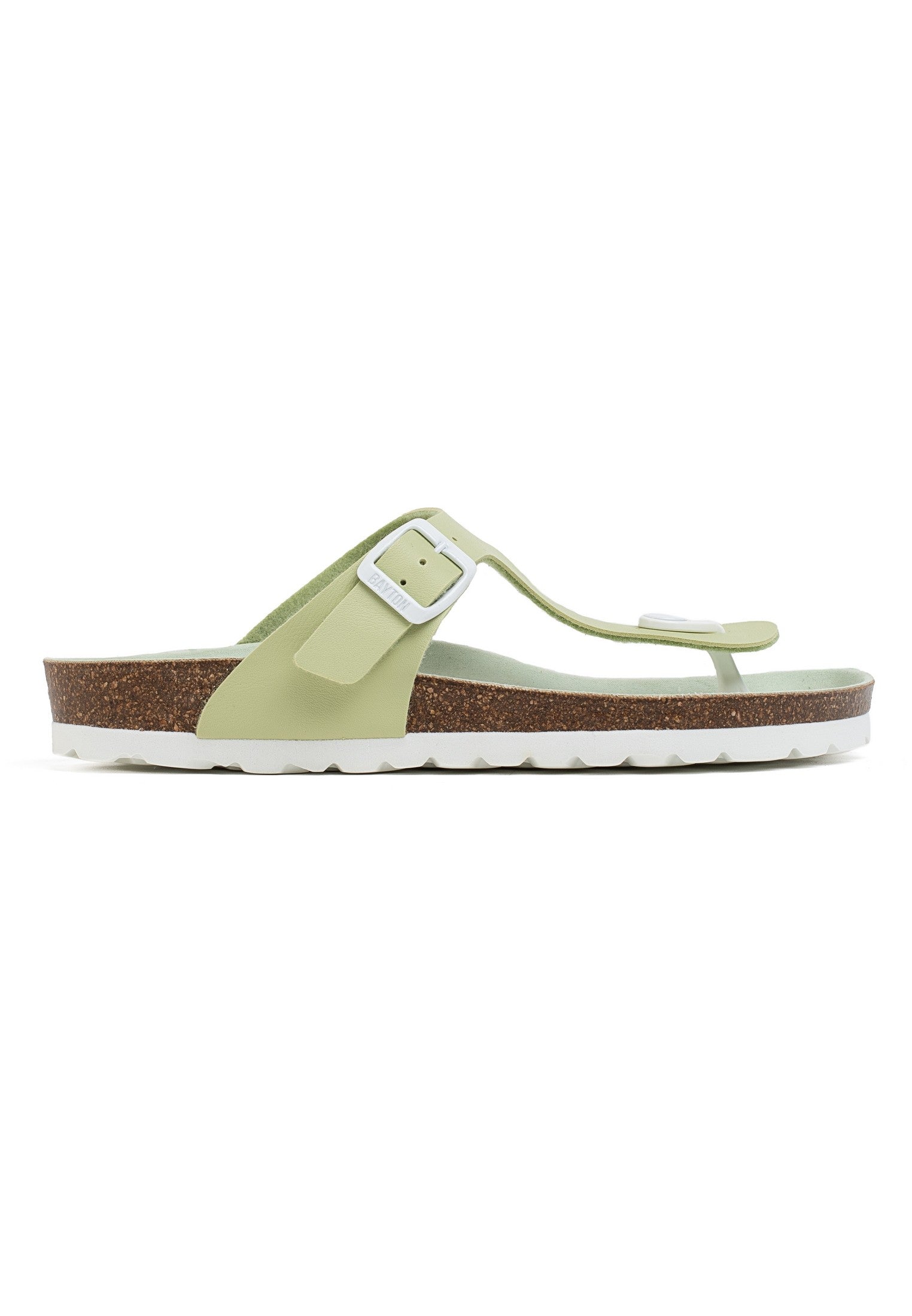 Pistachio Mercury Toe-Thong Sandals