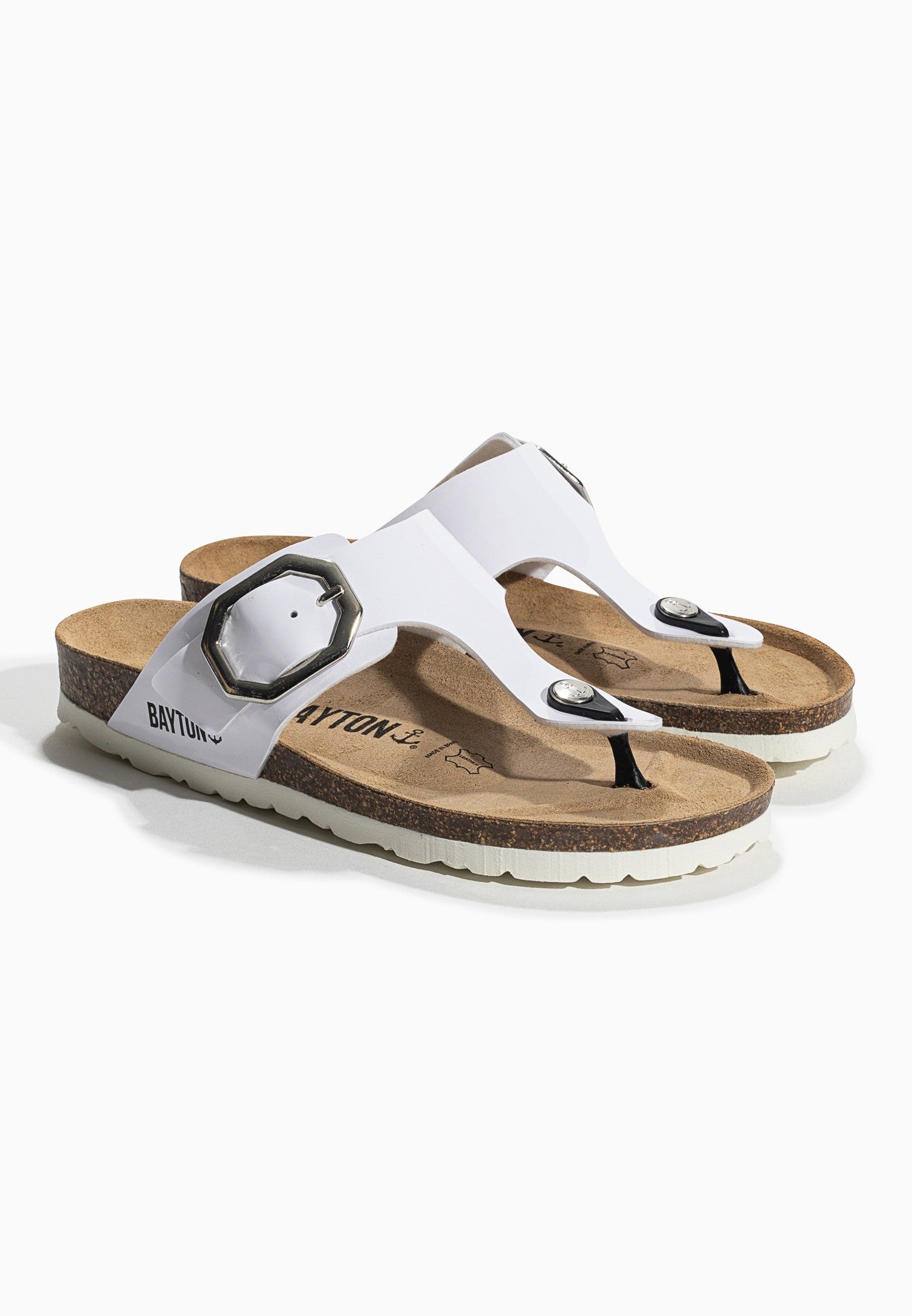 Mercure White Open Toe Sandals