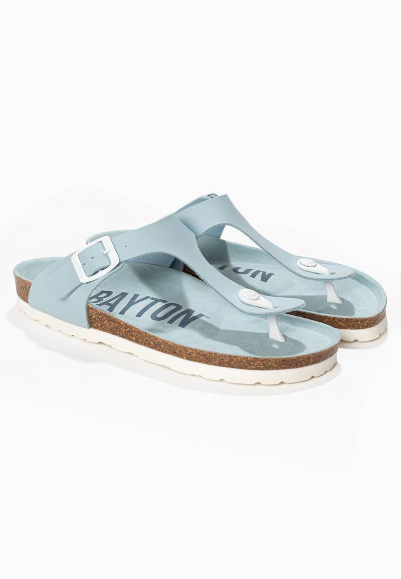 Sky Blue Mercury Sandals with Toe Post